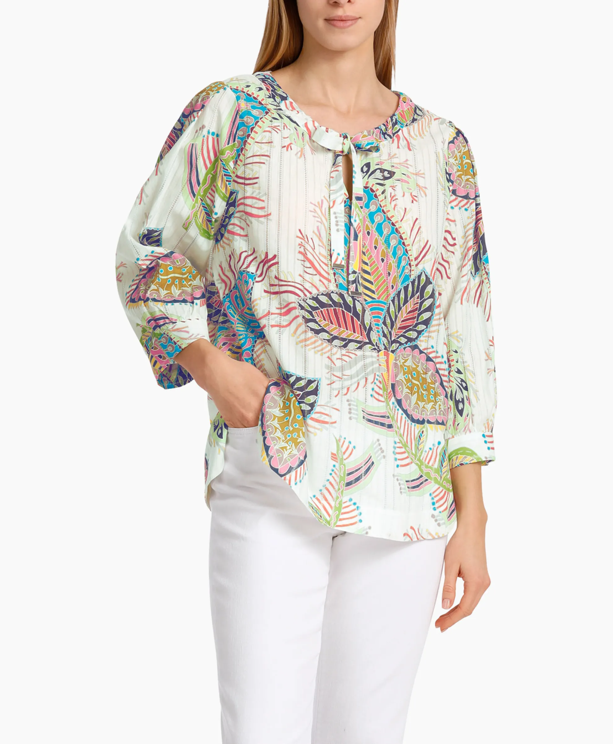 Marccain Collectie Blouse Wc 51.31 W63 Wit