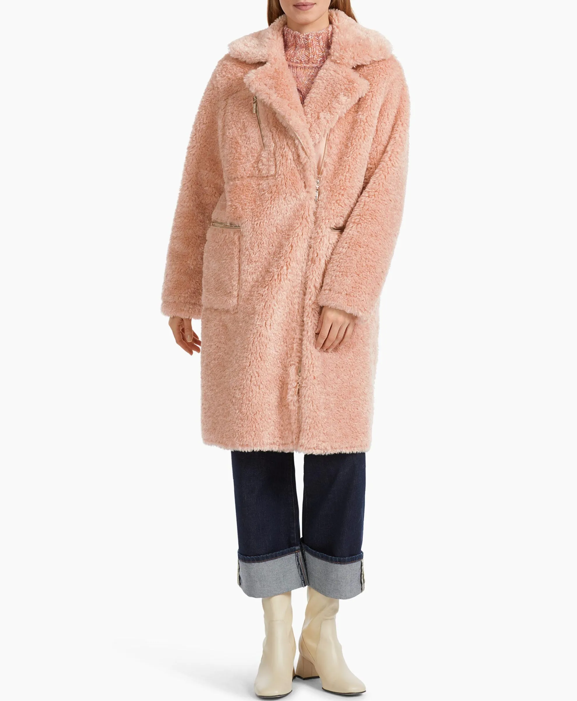 Marccain Collectie Coat Vc 11.09 W55 Pink