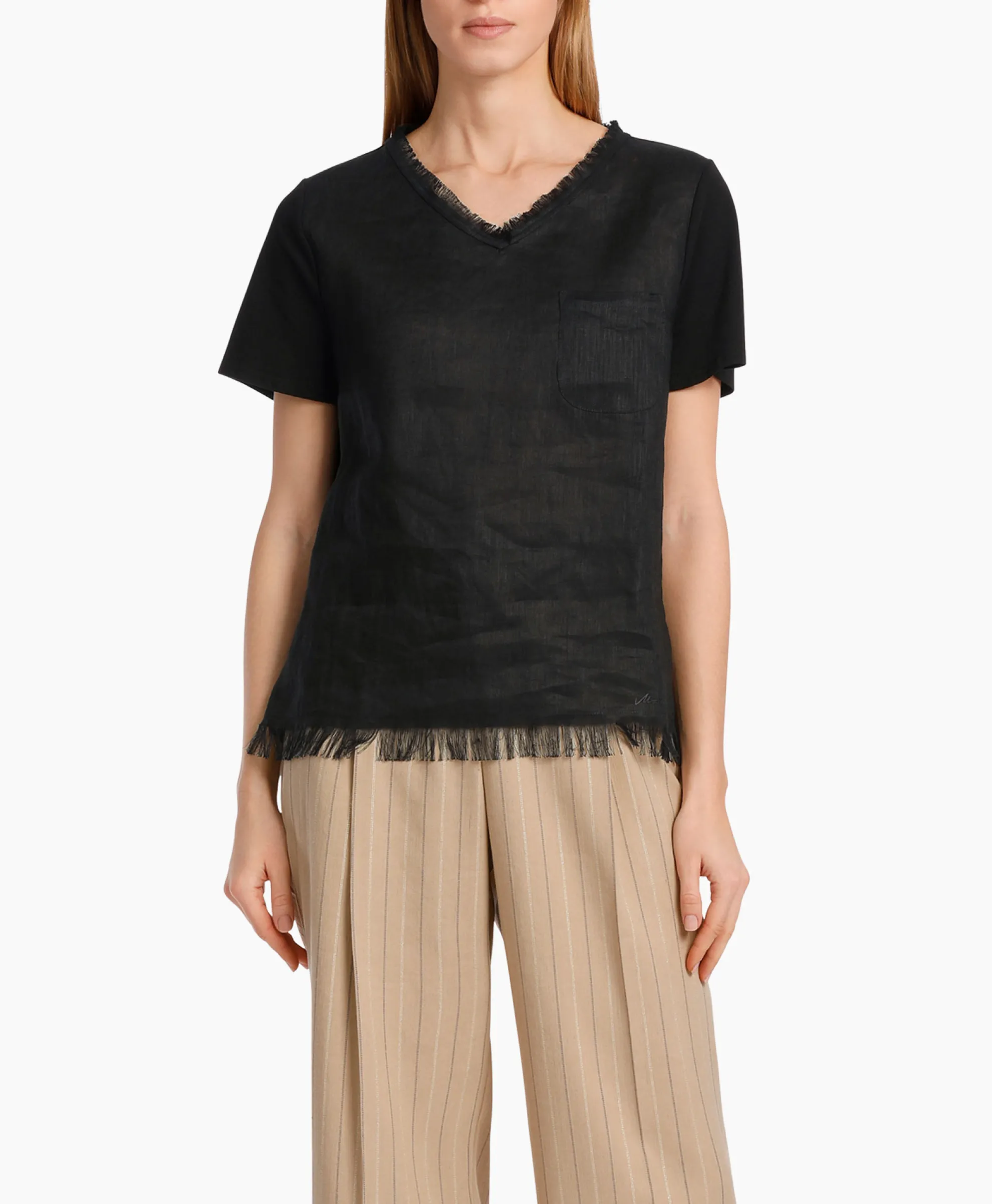 Marccain Collectie T-Shirt Wc 48.41 J79 Zwart