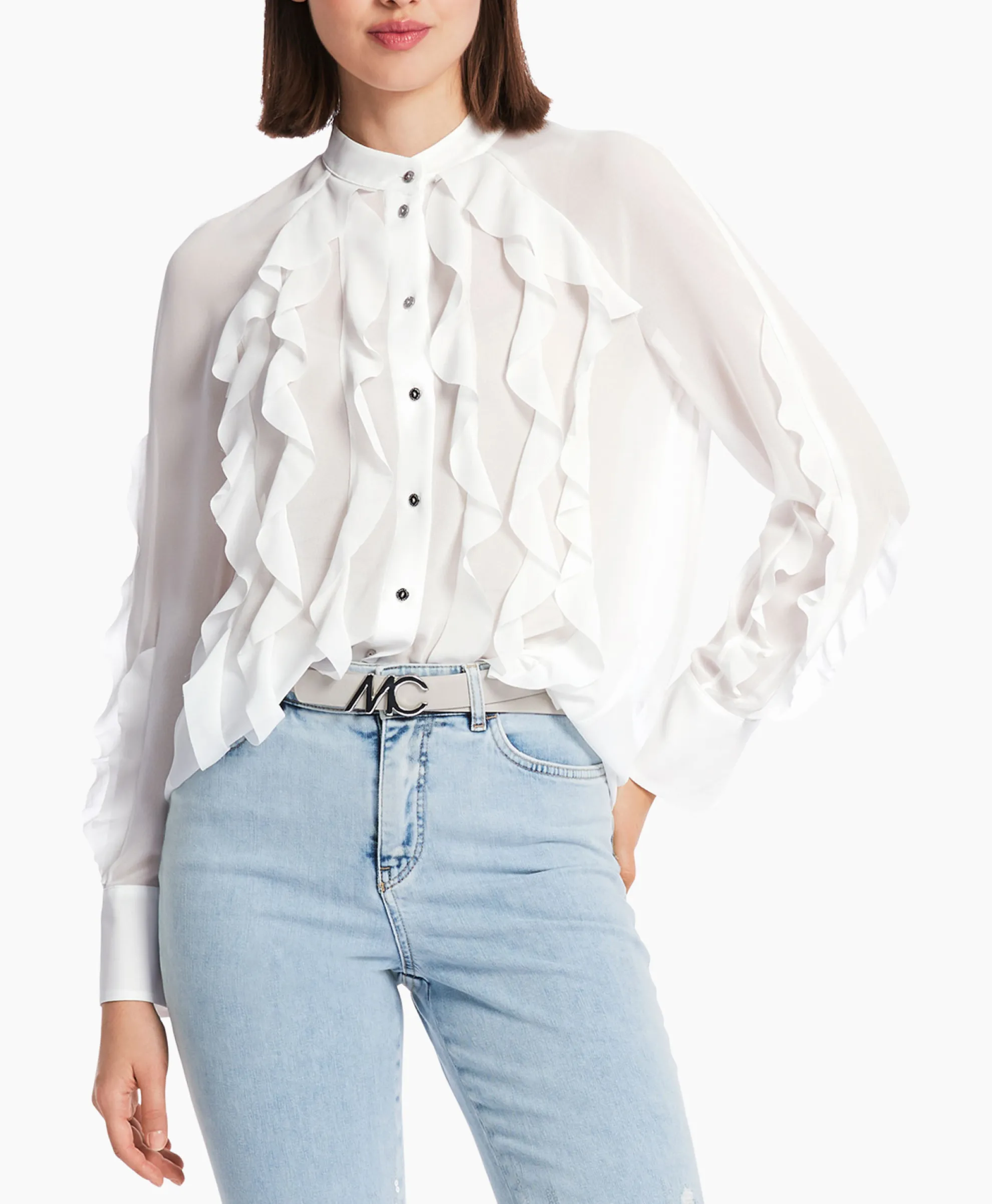 Marccain Collectie Blouse Wc 51.27 W44 Off White