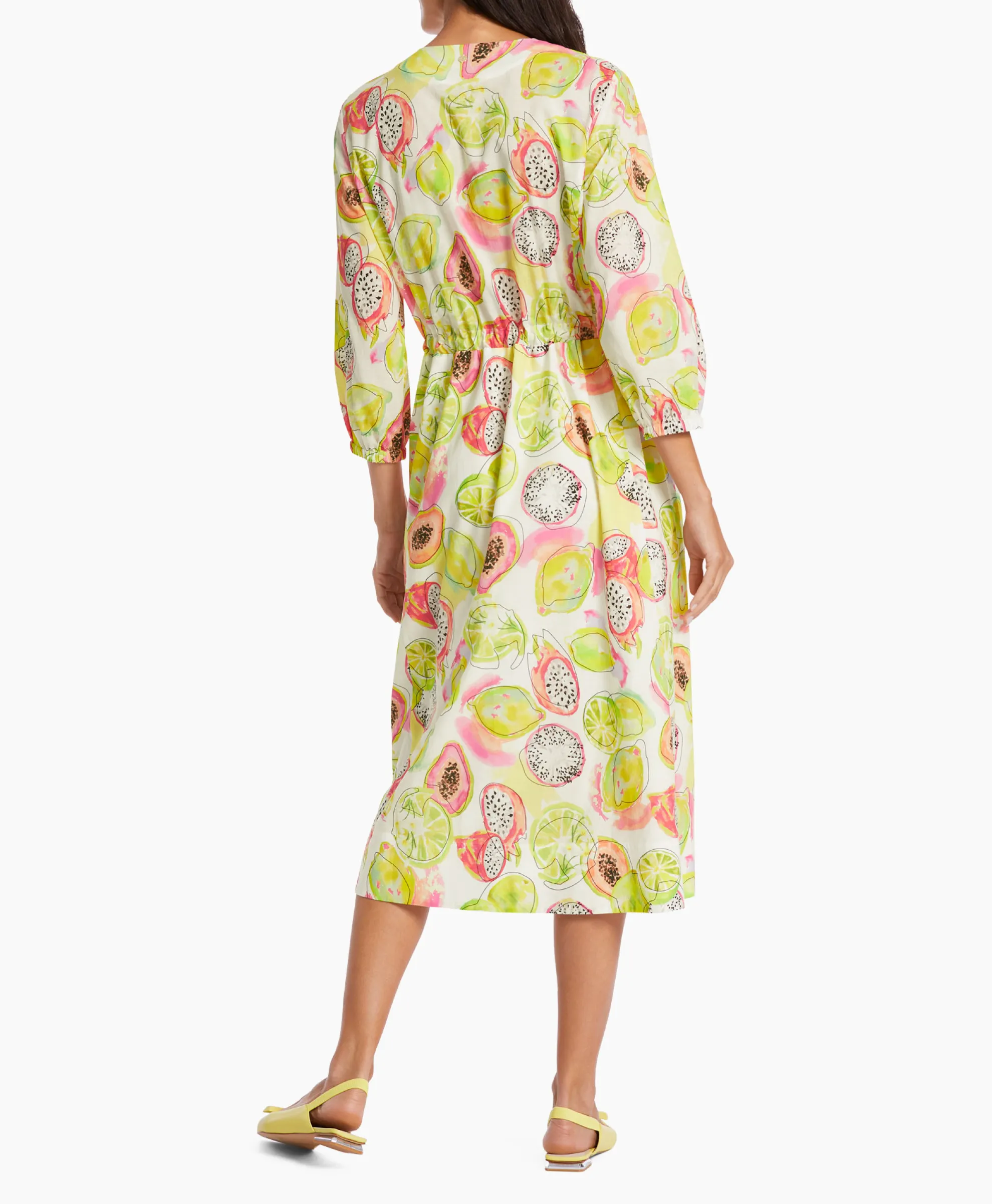 Marccain Collectie Jurk Wc 21.26 W27 Midden Geel