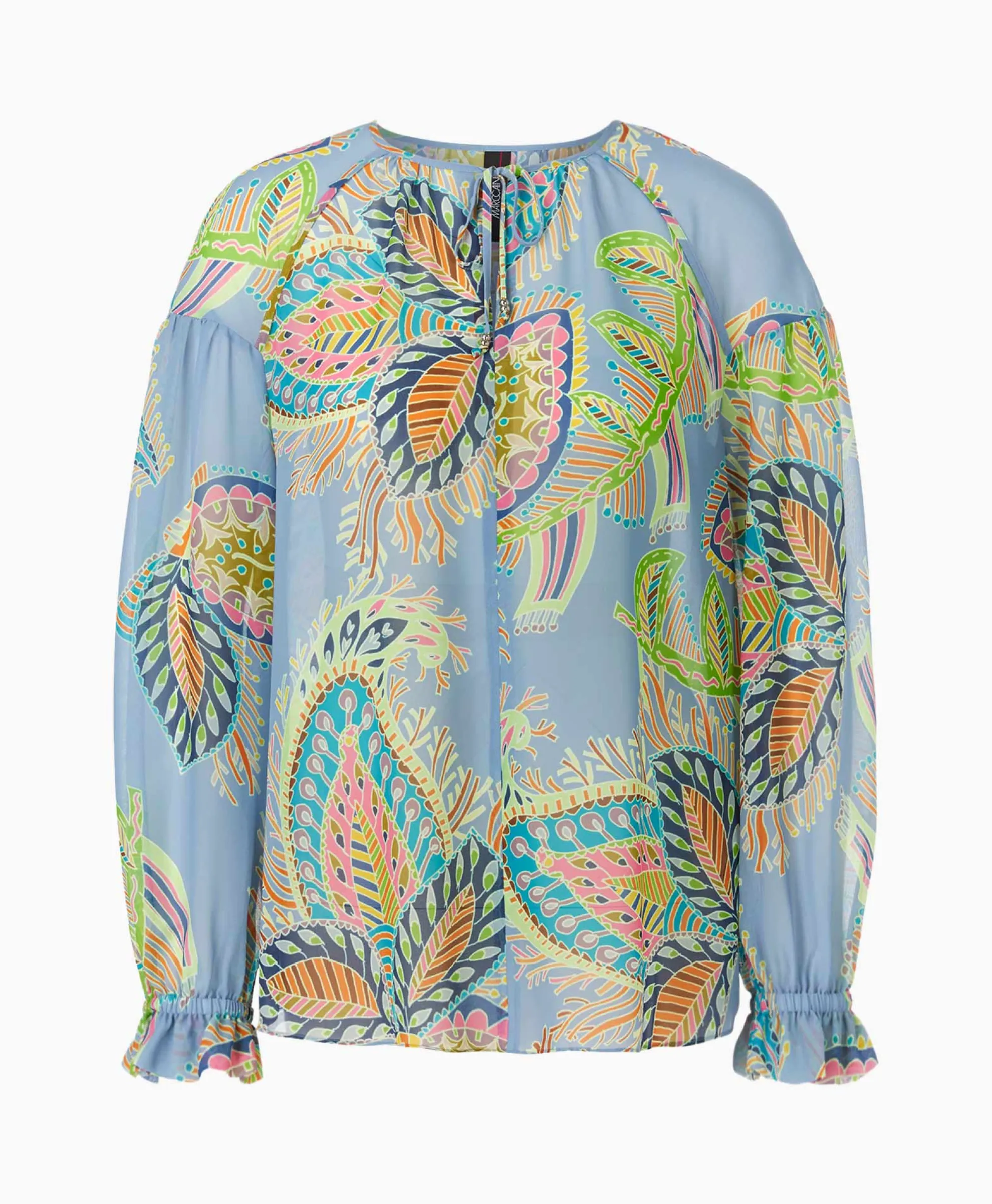 Marccain Collectie Blouse Wc 51.33 W74 Licht Blauw