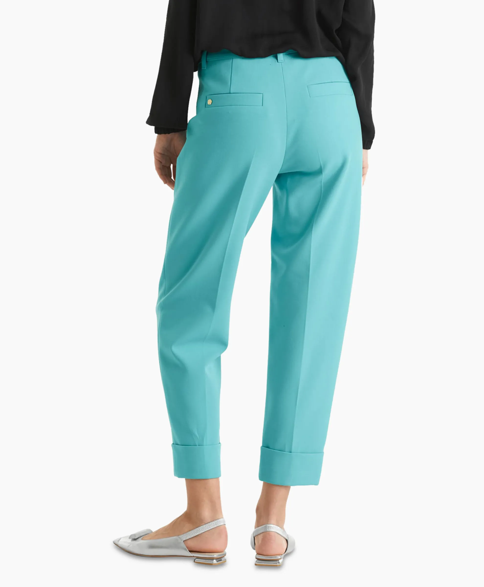 Marccain Collectie Broek Wc 81.13 W22 Turquoise