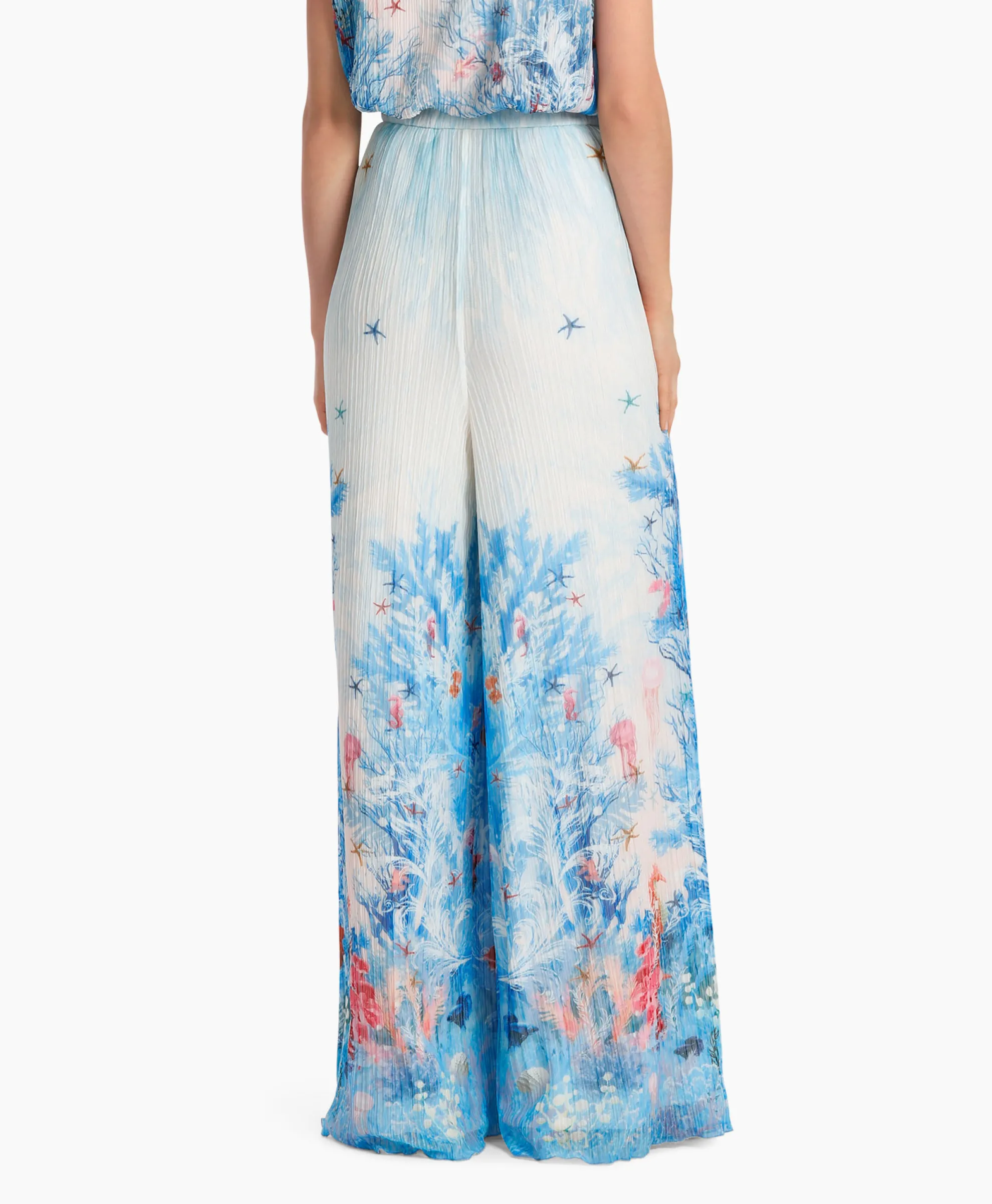 Marccain Collectie Broek Wc 81.58 J83 Aqua