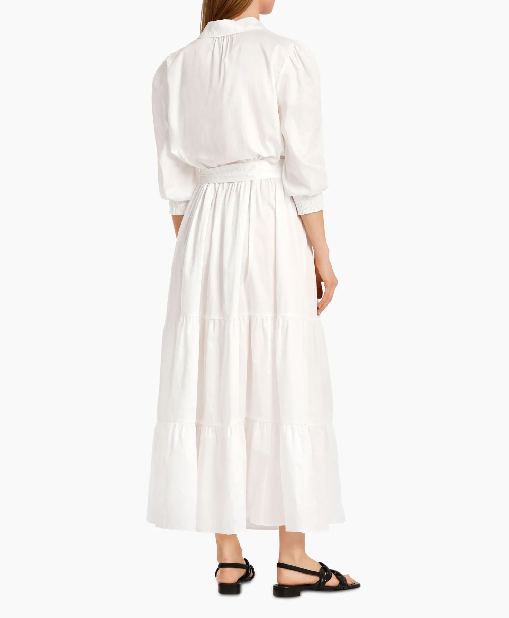 Marccain Collectie Jurk Wc 21.56 W35 Off White