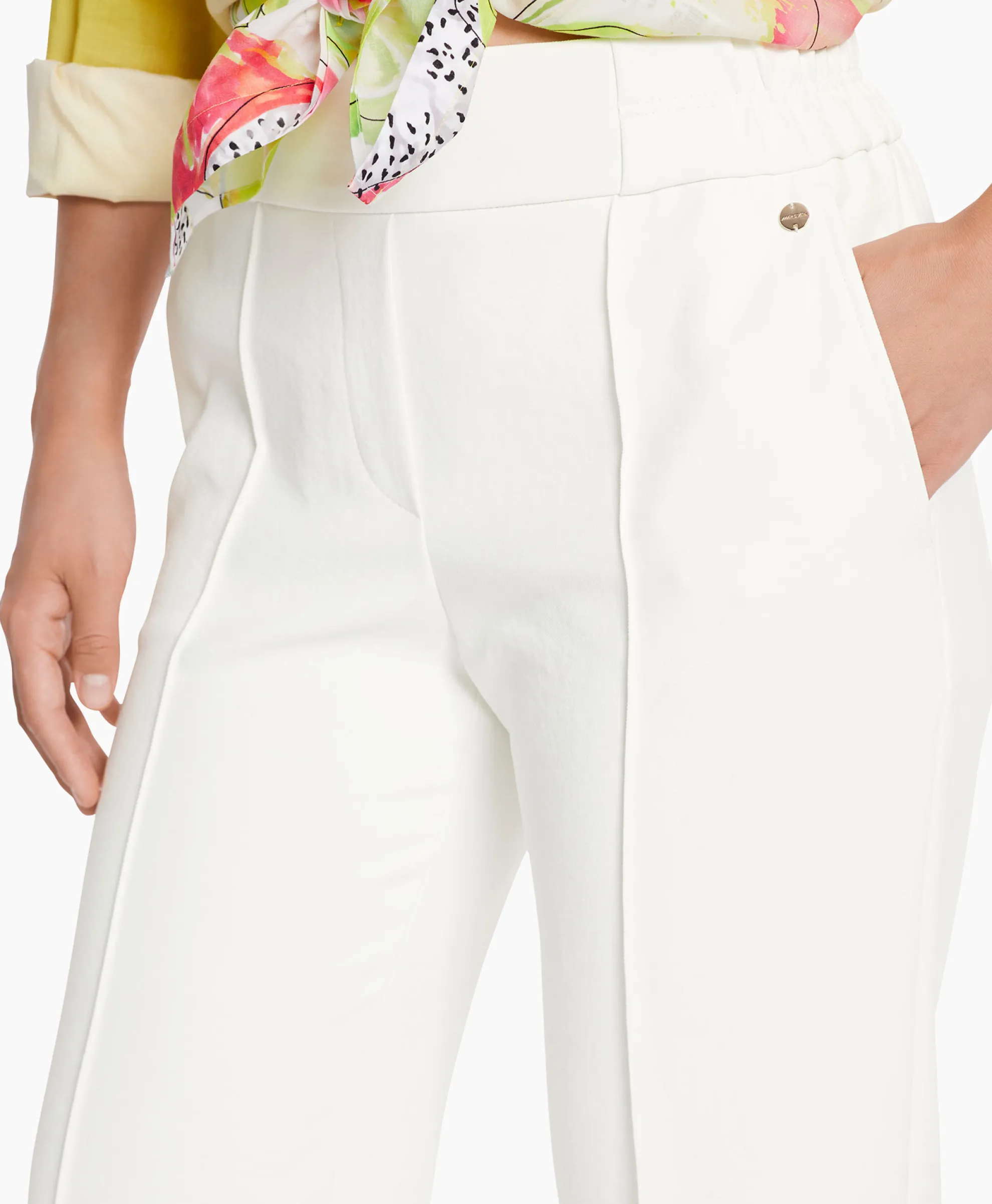 Marccain Collectie Broek Wc 81.25 W03 Off White