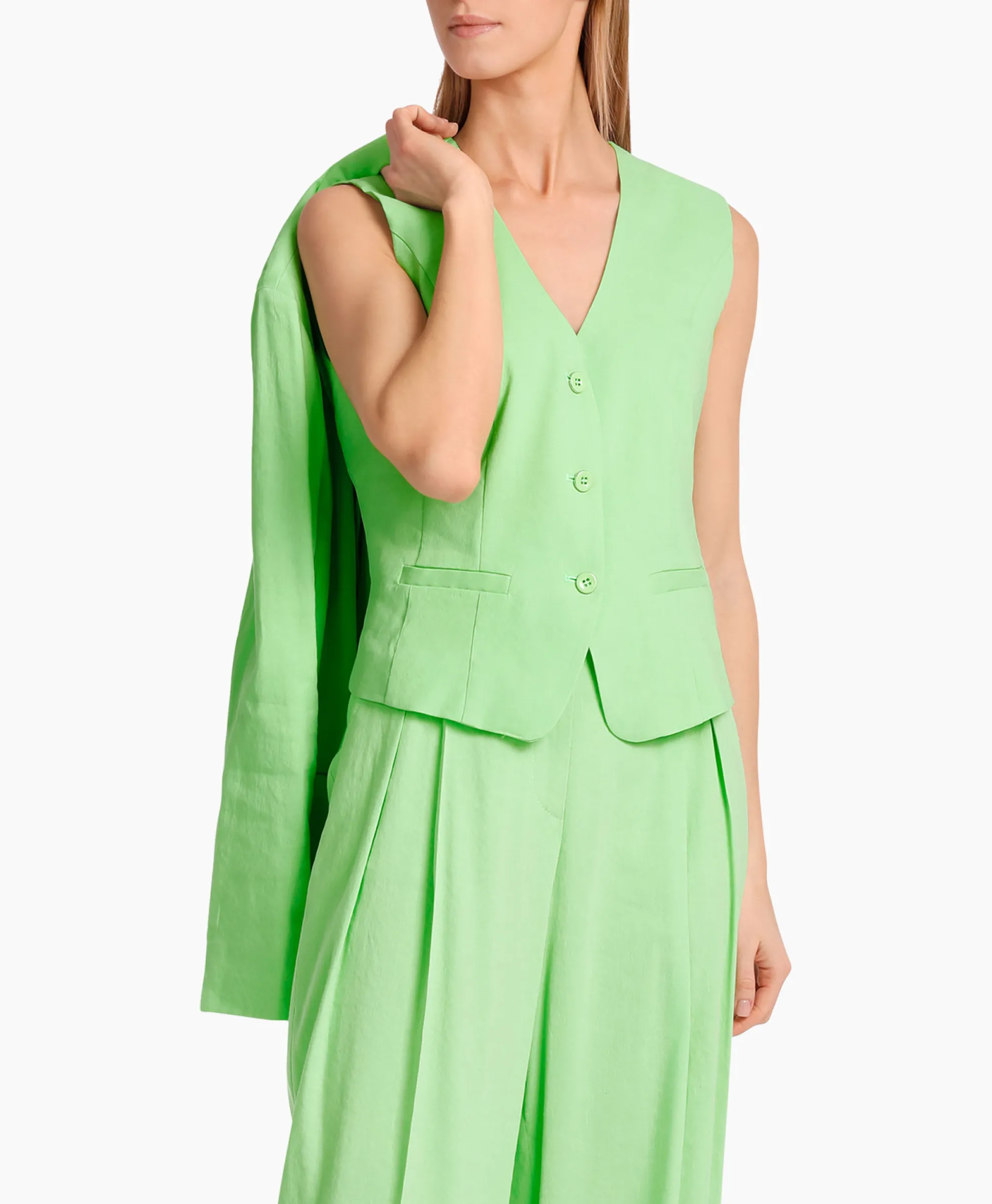 Marccain Collectie Vest Wc 37.02 W47 Groen