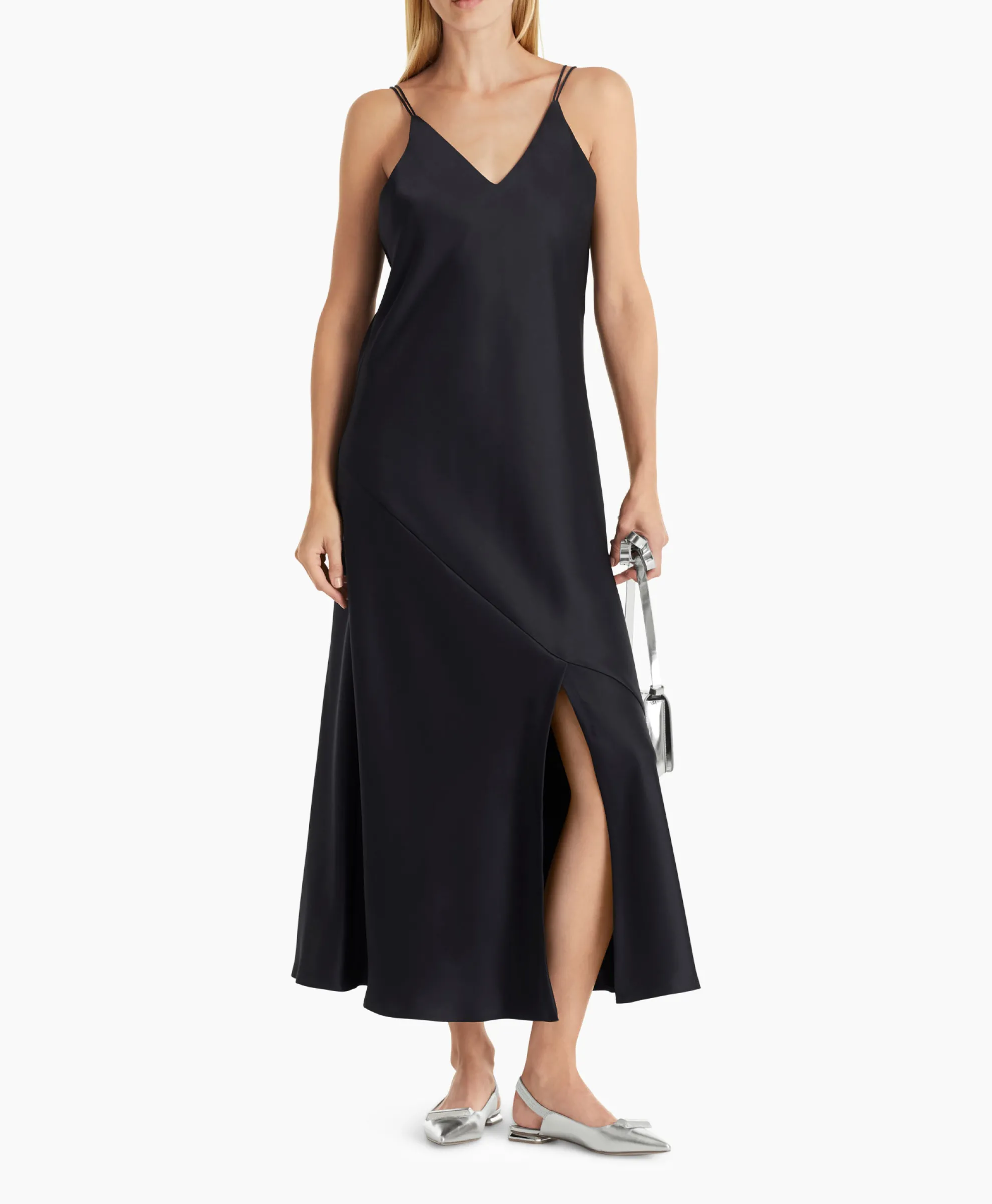 Marccain Collectie Jurk Wc 21.21 W15 Midden Blauw