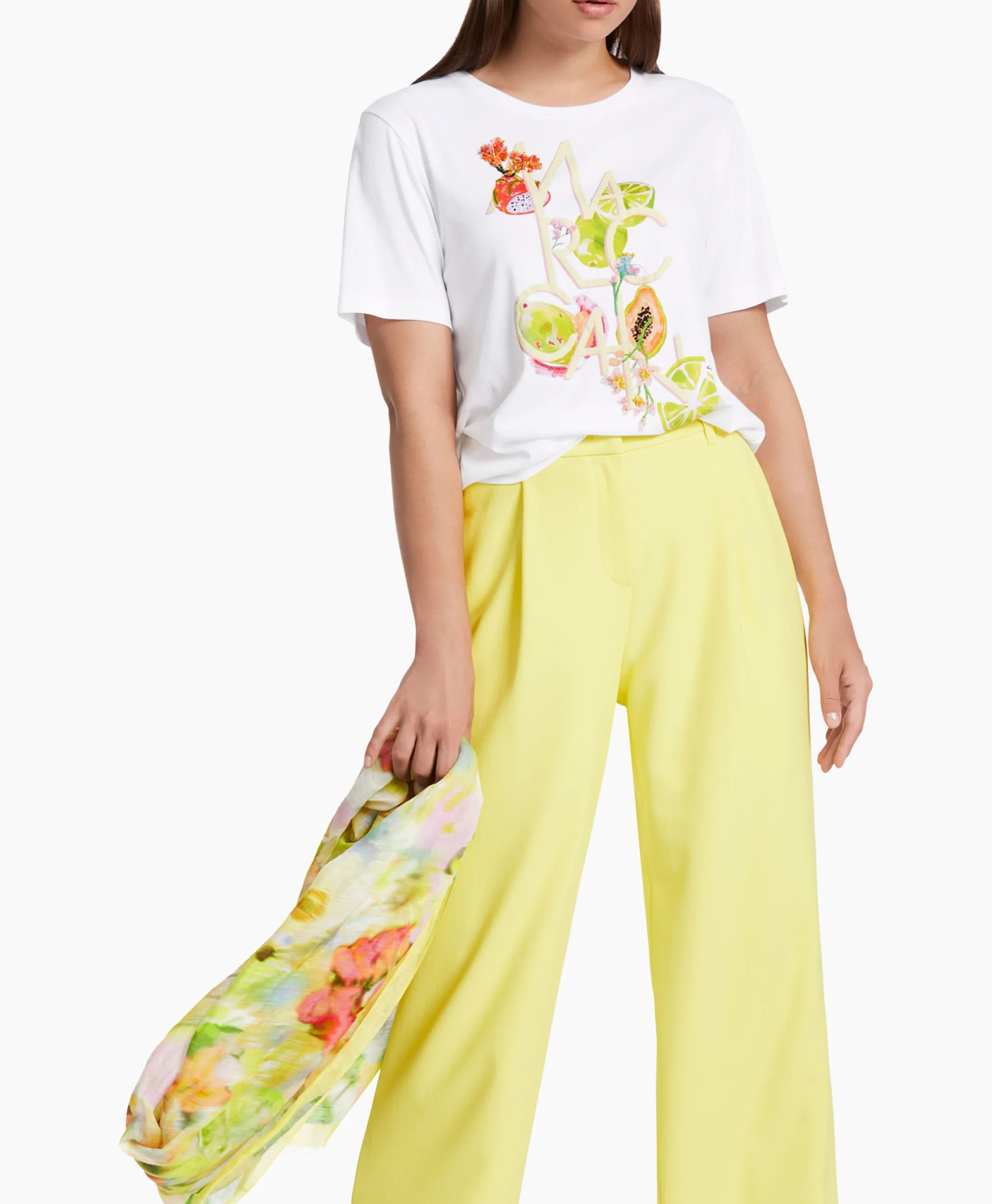 Marccain Collectie T-Shirt Wc 48.11 J40 Wit