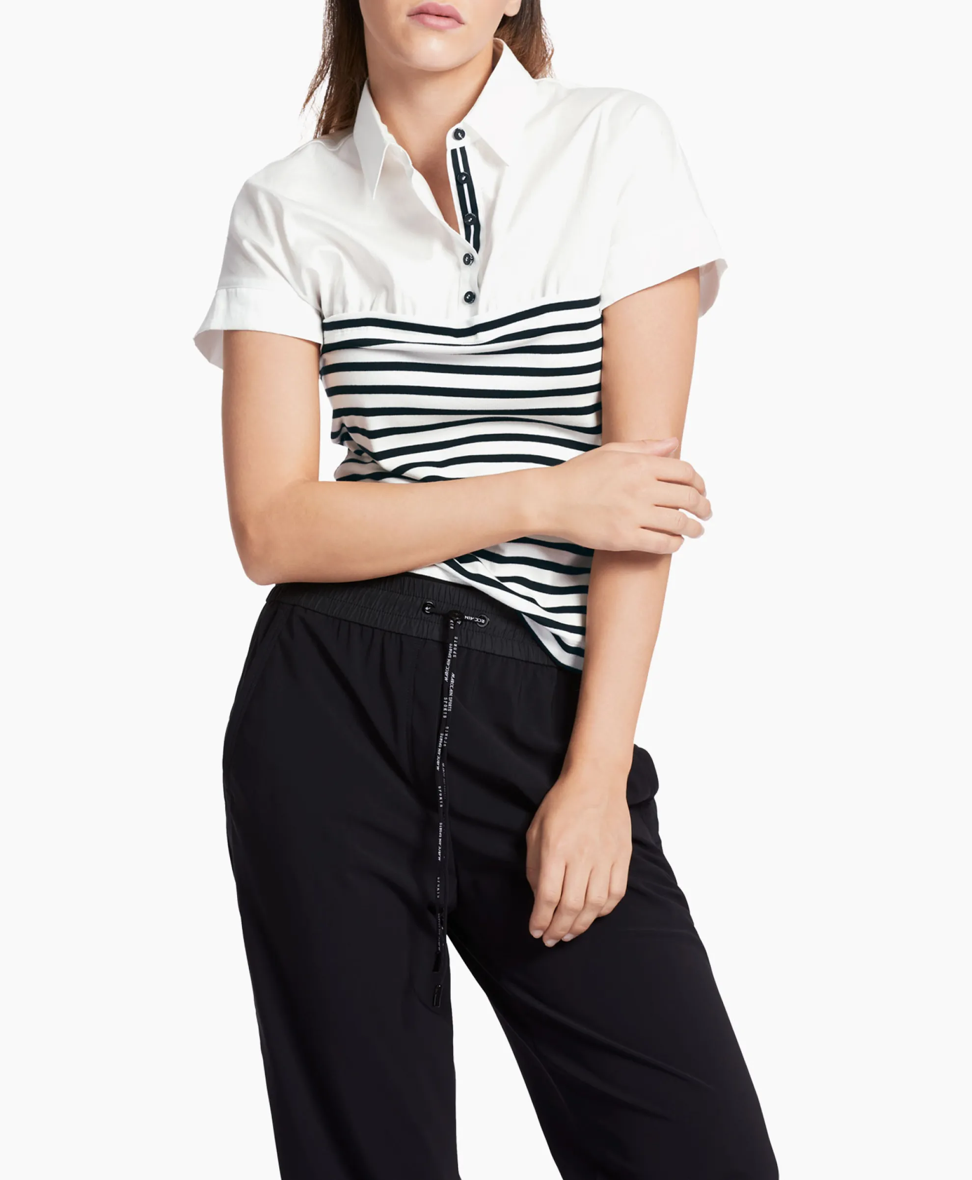 Marccain Sport Blouse Ws 51.18 J90 Zwart