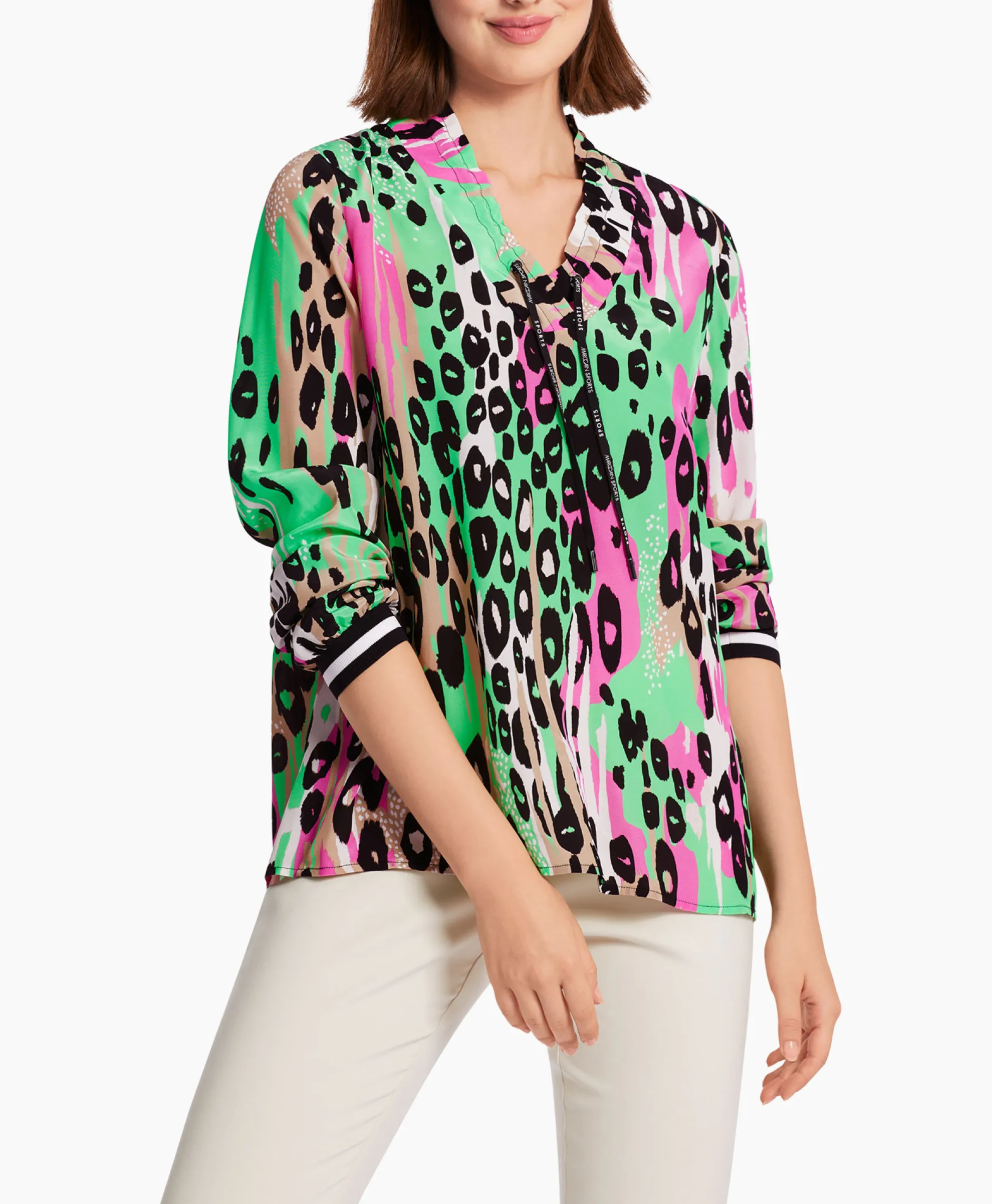 Marccain Sport Blouse Ws 51.08 W05 Groen