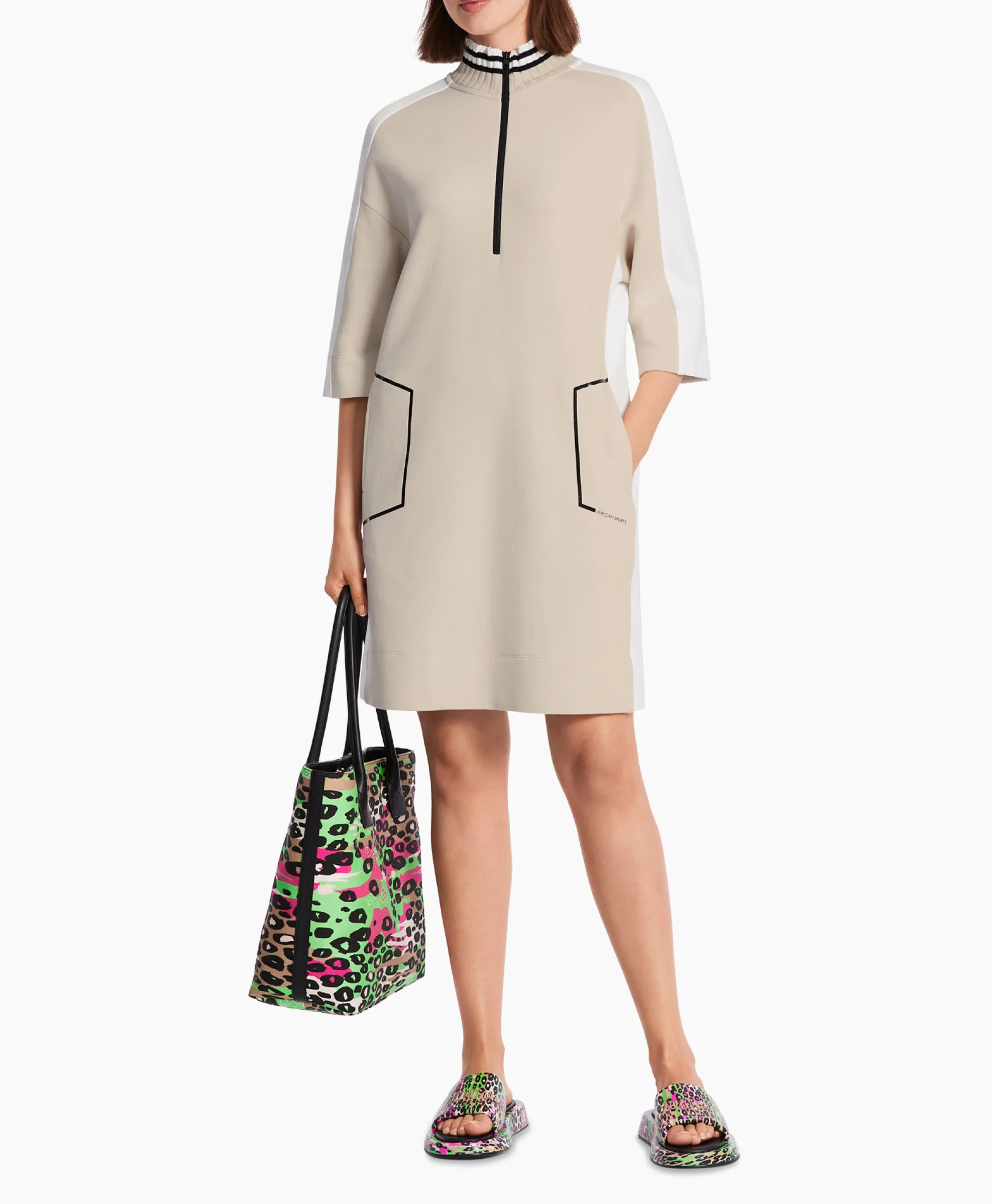 Marccain Sport Jurk Ws 21.10 J09 Grijs