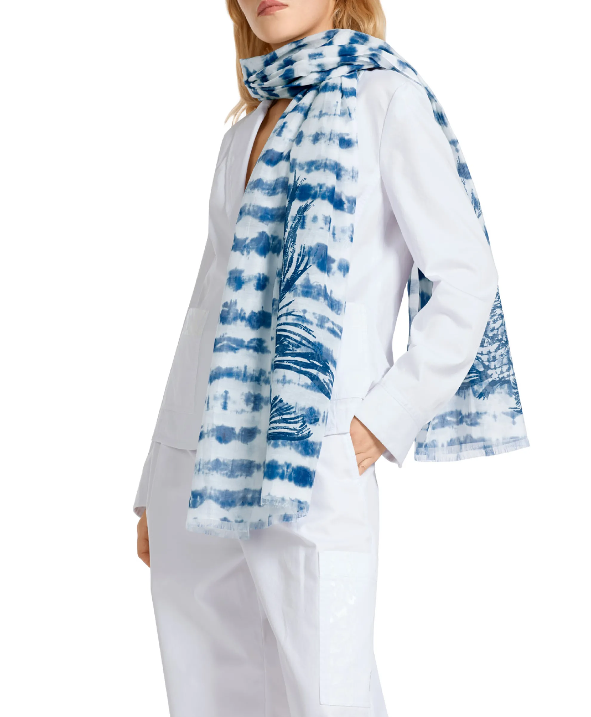 Marccain Sport Sjaal Us B4.07 Z27 Blauw