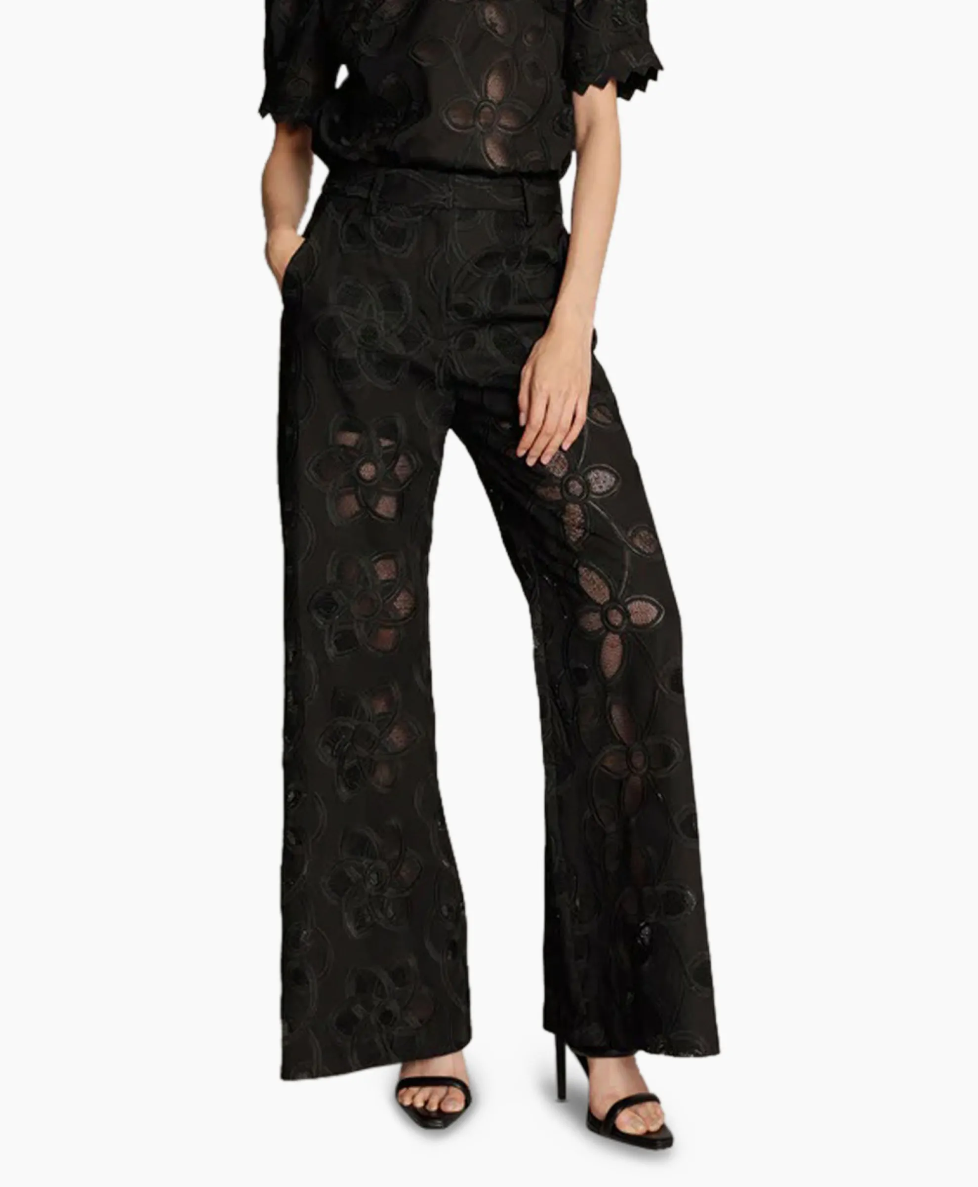 Munthe Pantalon Eileen Zwart