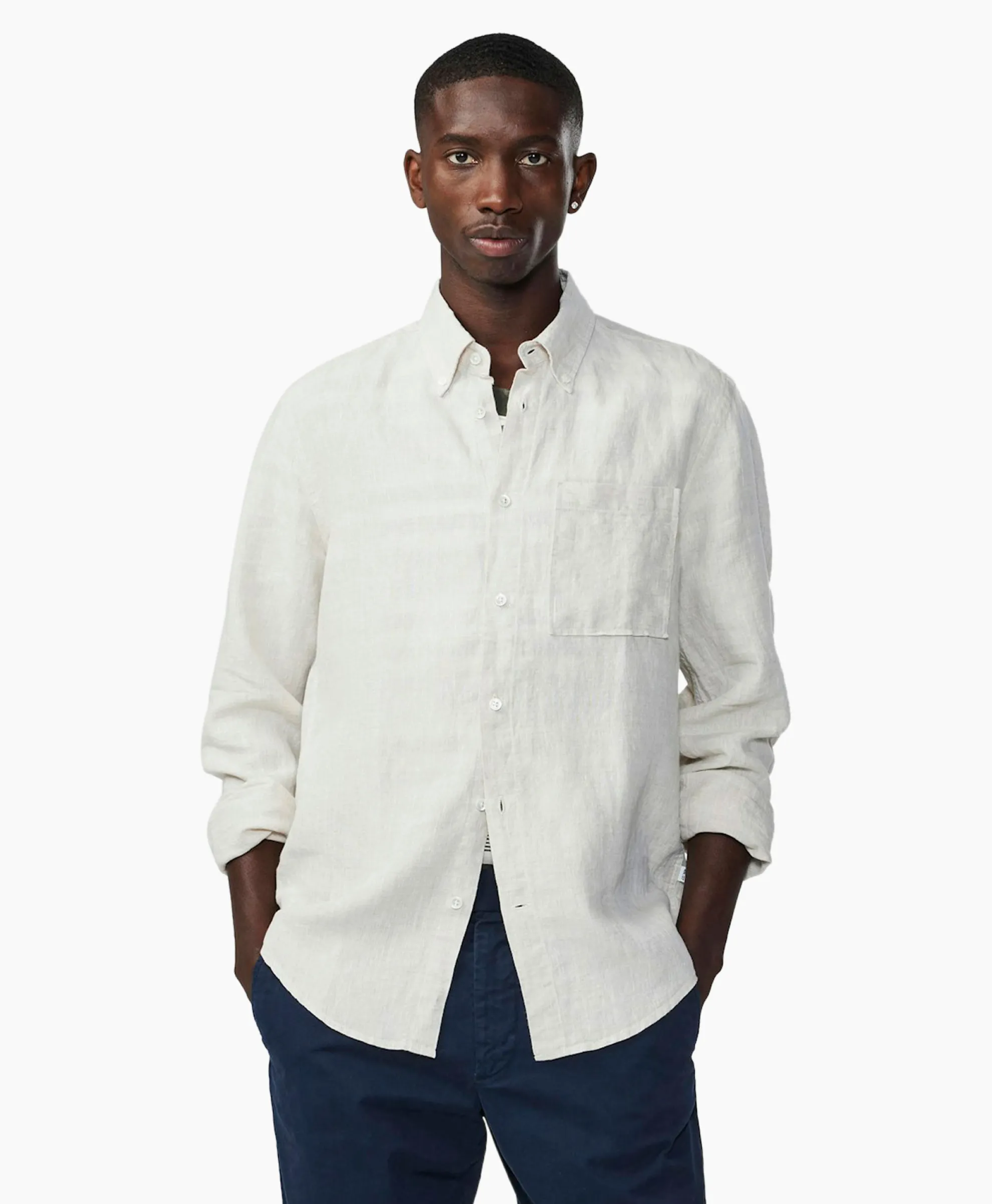 Nn07 Overhemd Arne Beige