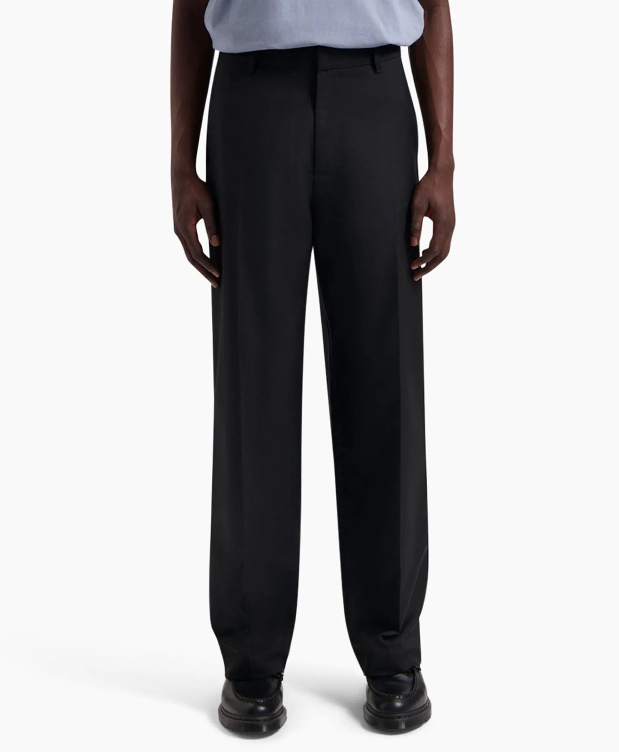 Olaf Hussein Broek Tailored Zwart