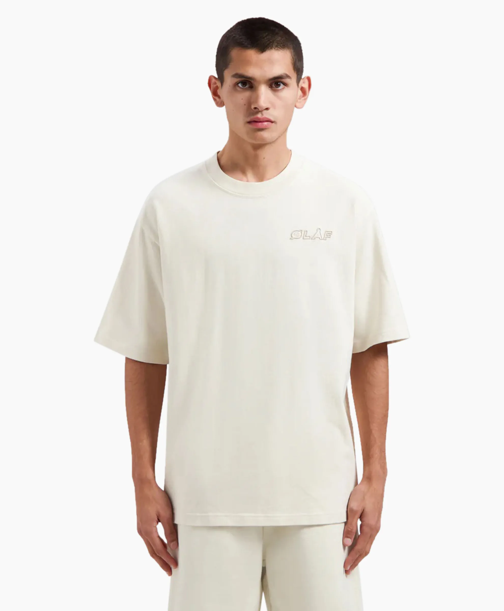 Olaf Hussein T-Shirt Korte Mouw Studio Off White