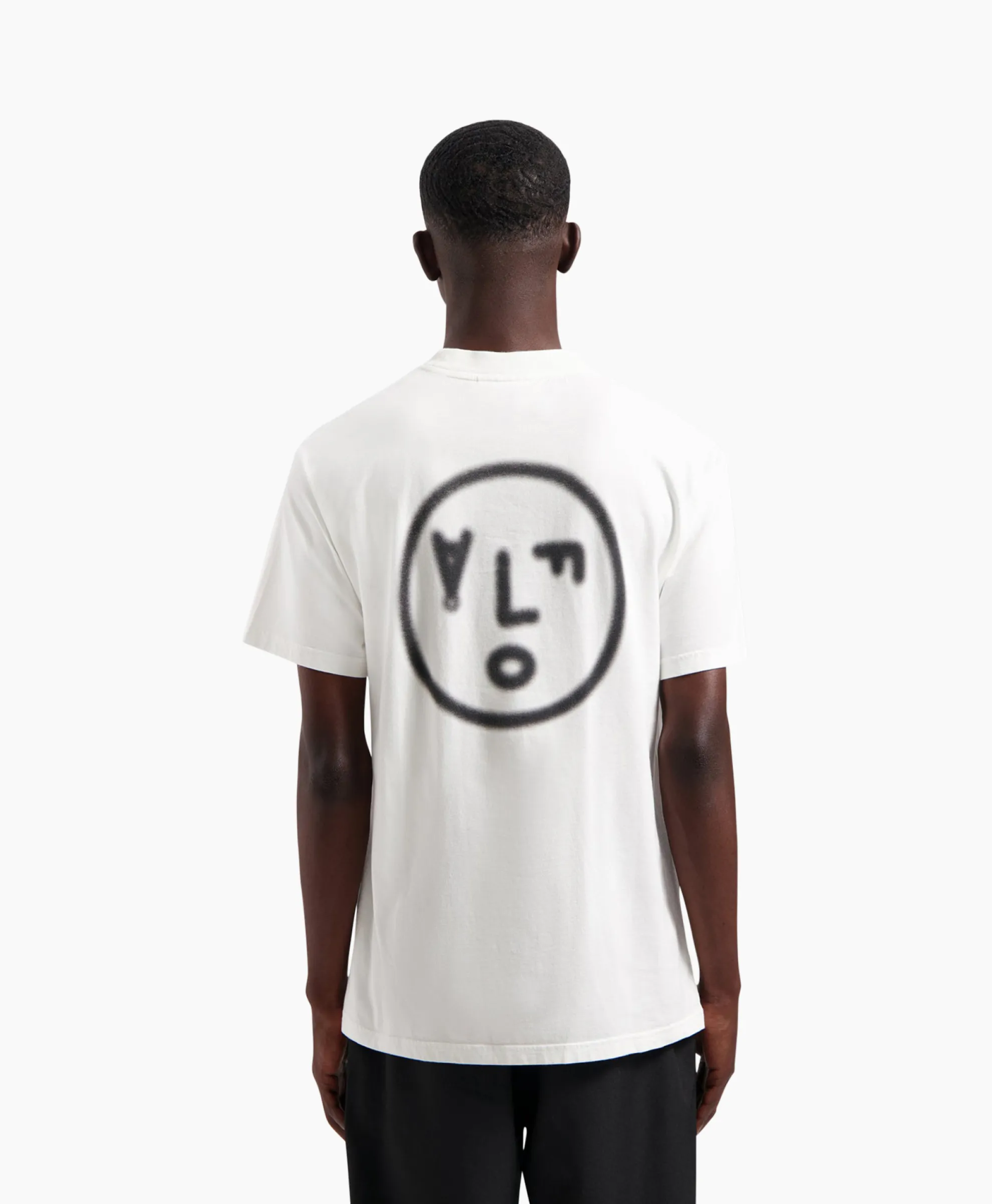 Olaf Hussein T-Shirt Blur Face Wit