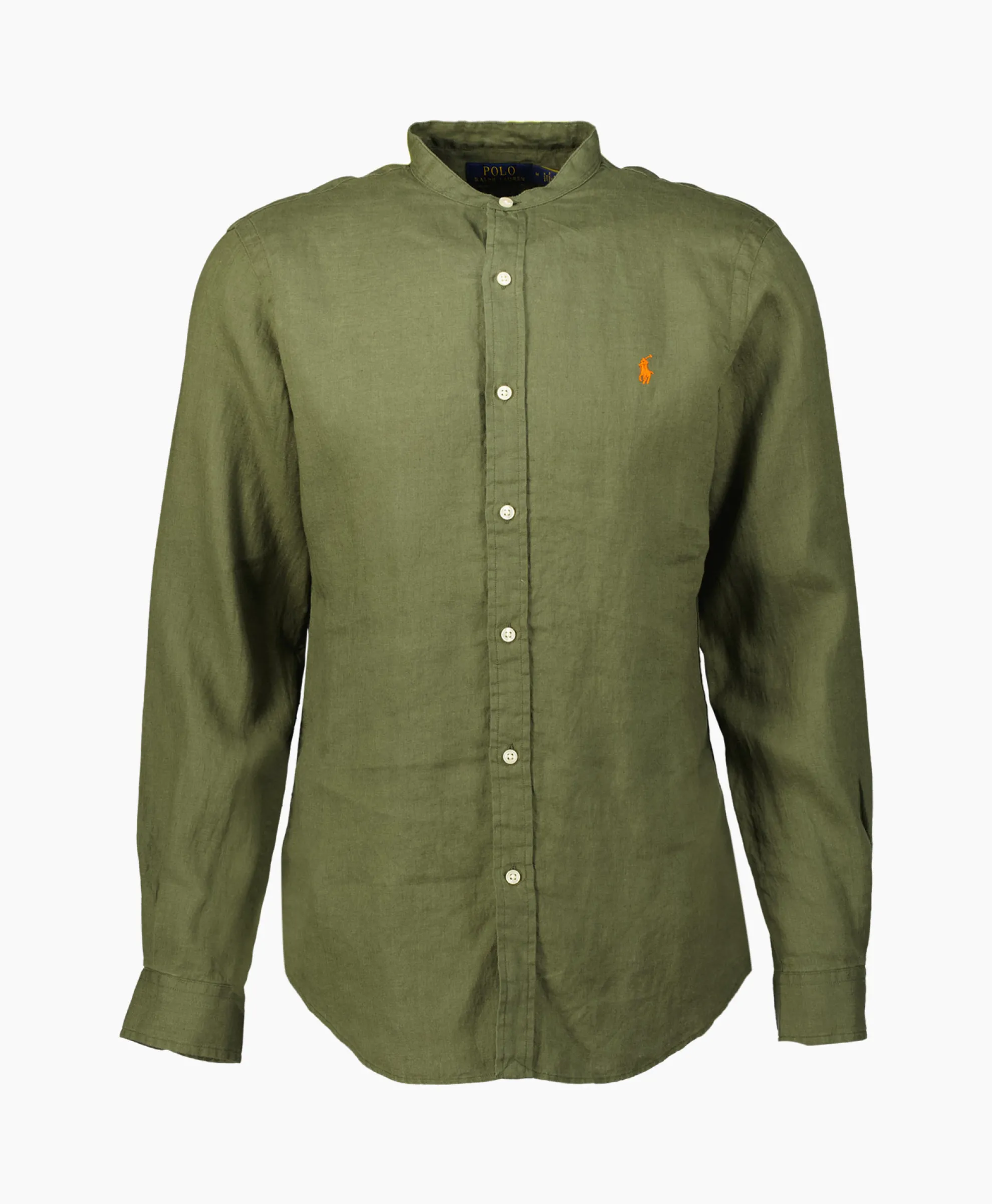 Ralph Lauren Overhemd Pd Linen Antraciet