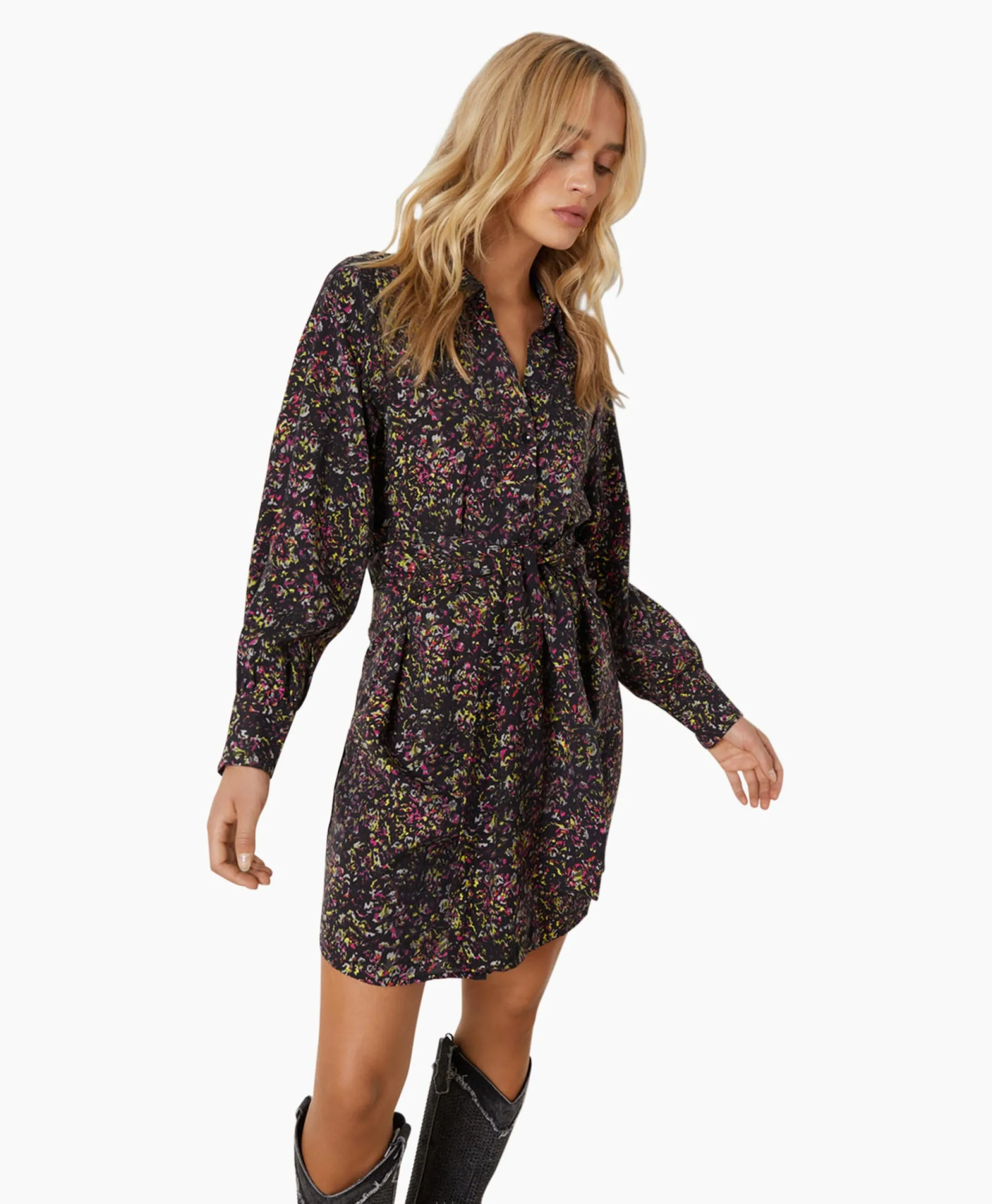 Refined Department Mini Jurk Marta Grijs