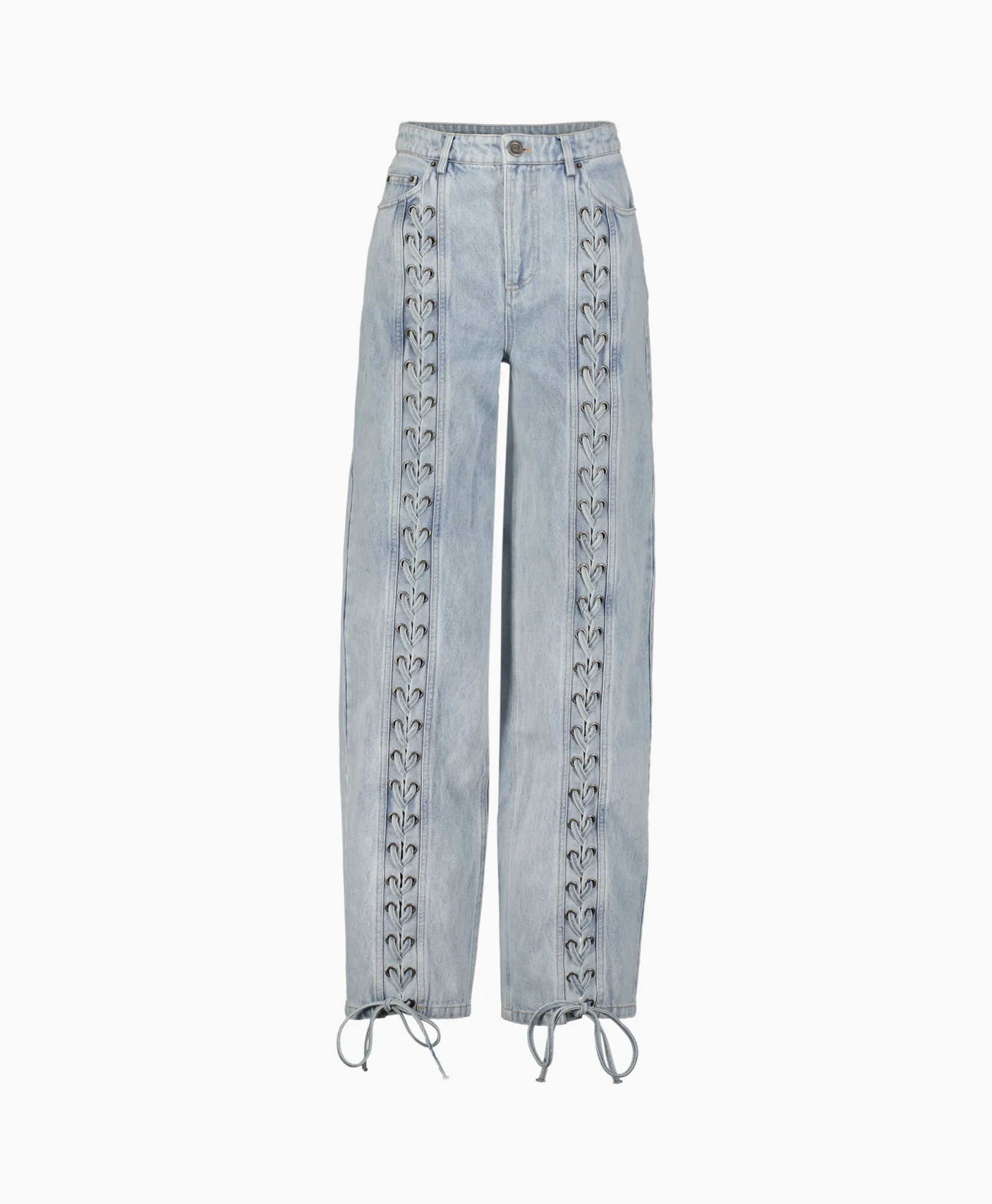 Rotate Jeans Denim Laced Legj Blauw