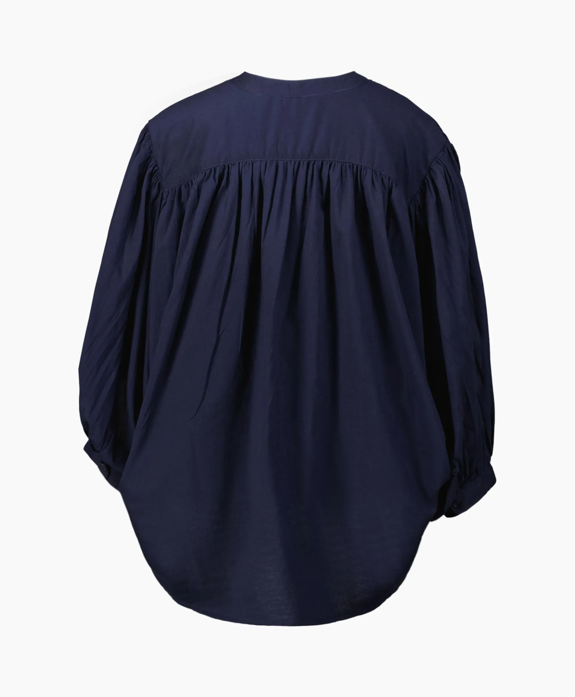 Sea Me Happy Blouse Balloon Donker Blauw