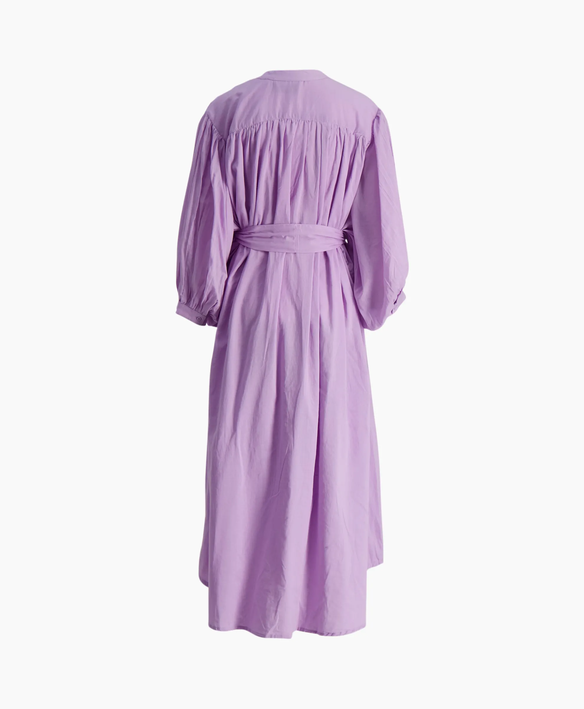 Sea Me Happy Maxi Jurk Balloon Long Double Layered Lila