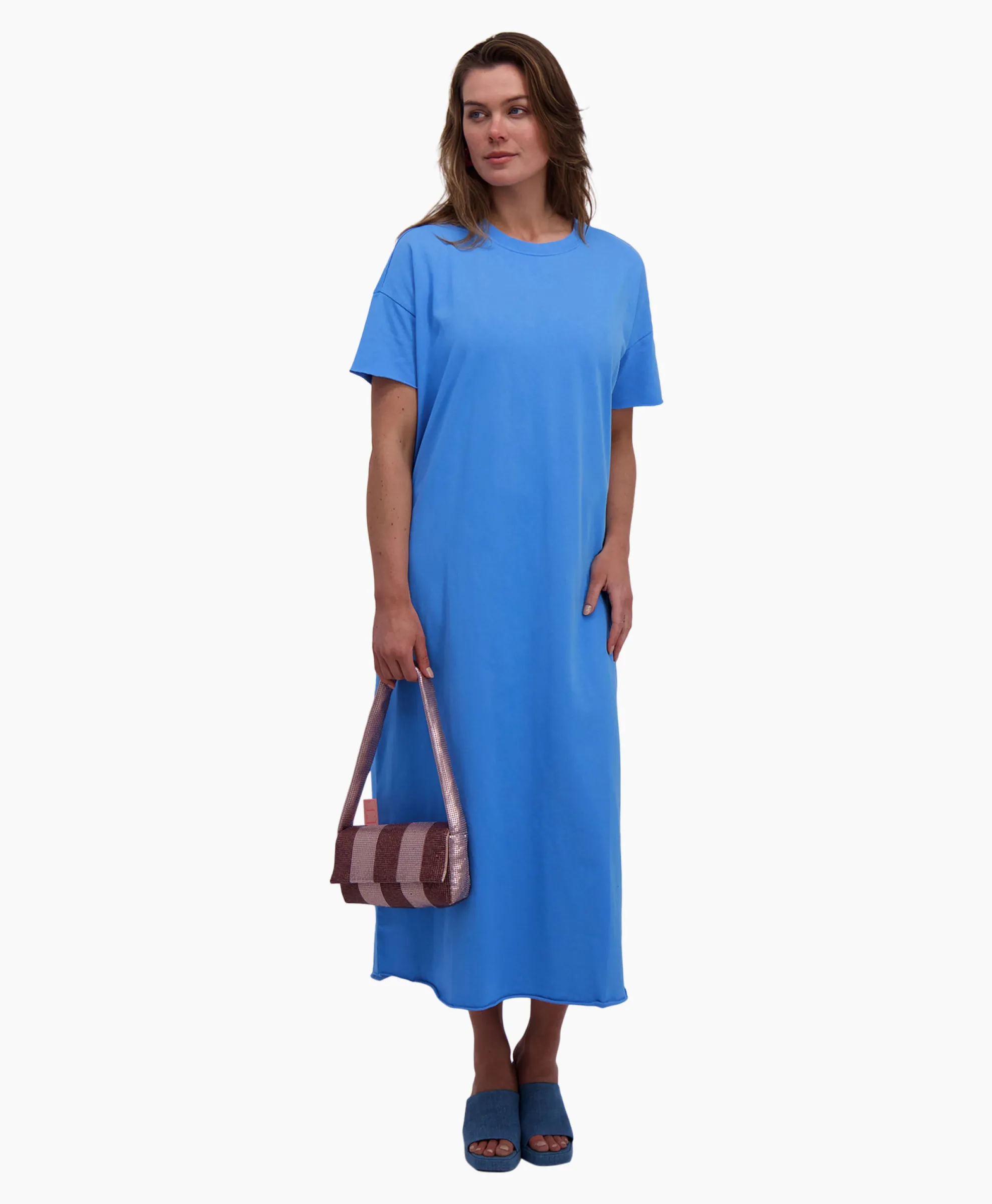 Sea Me Happy Maxi Jurk Gigi Blauw