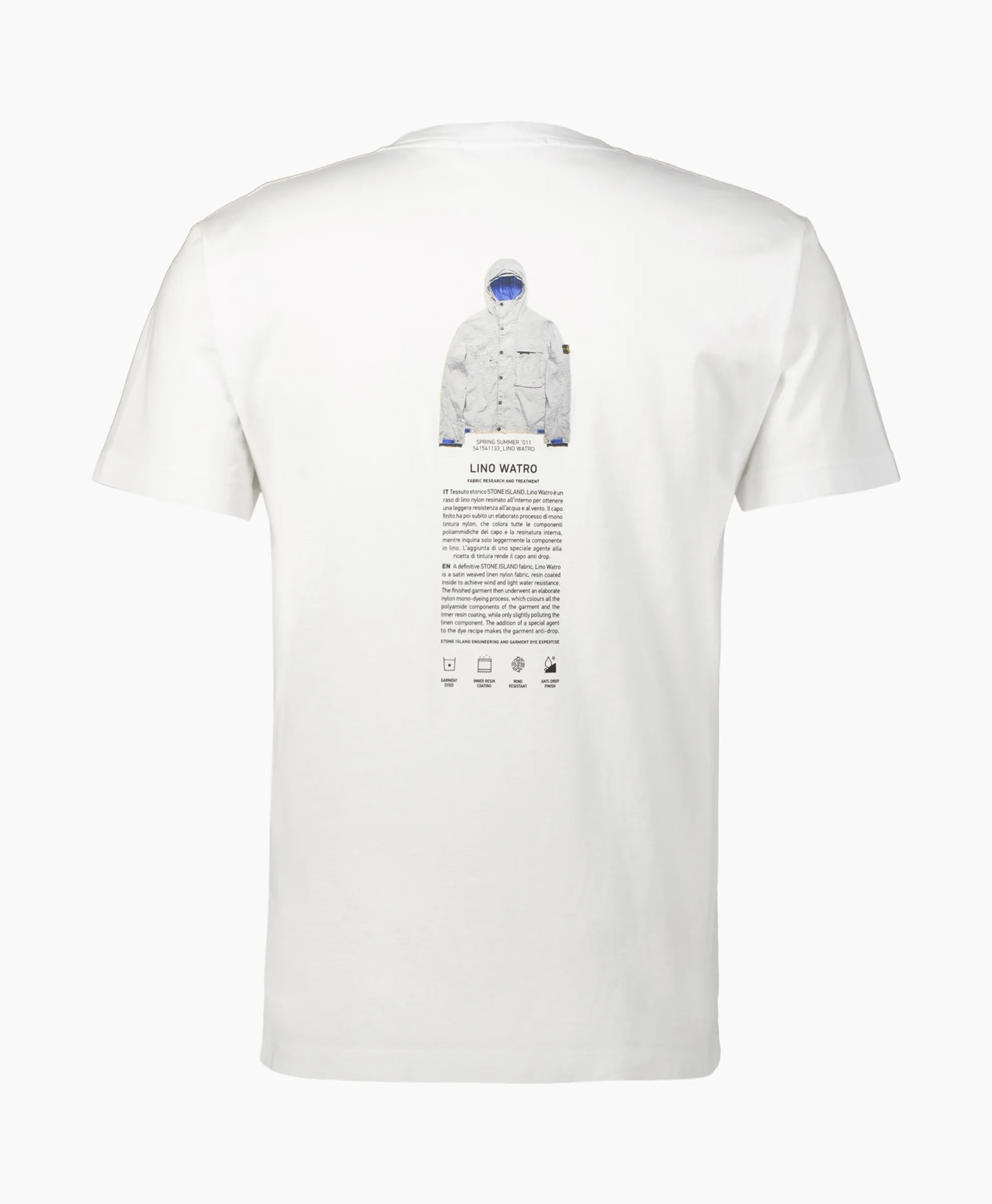 Stone Island T-Shirt 2Ns91 Wit