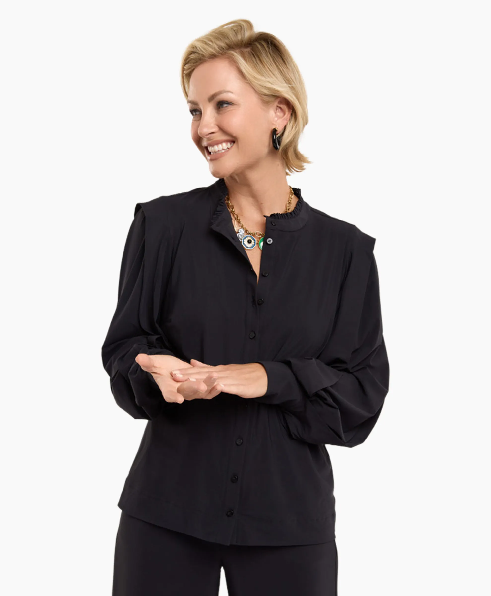 Studio Anneloes Blouse Nellie Zwart Dessin