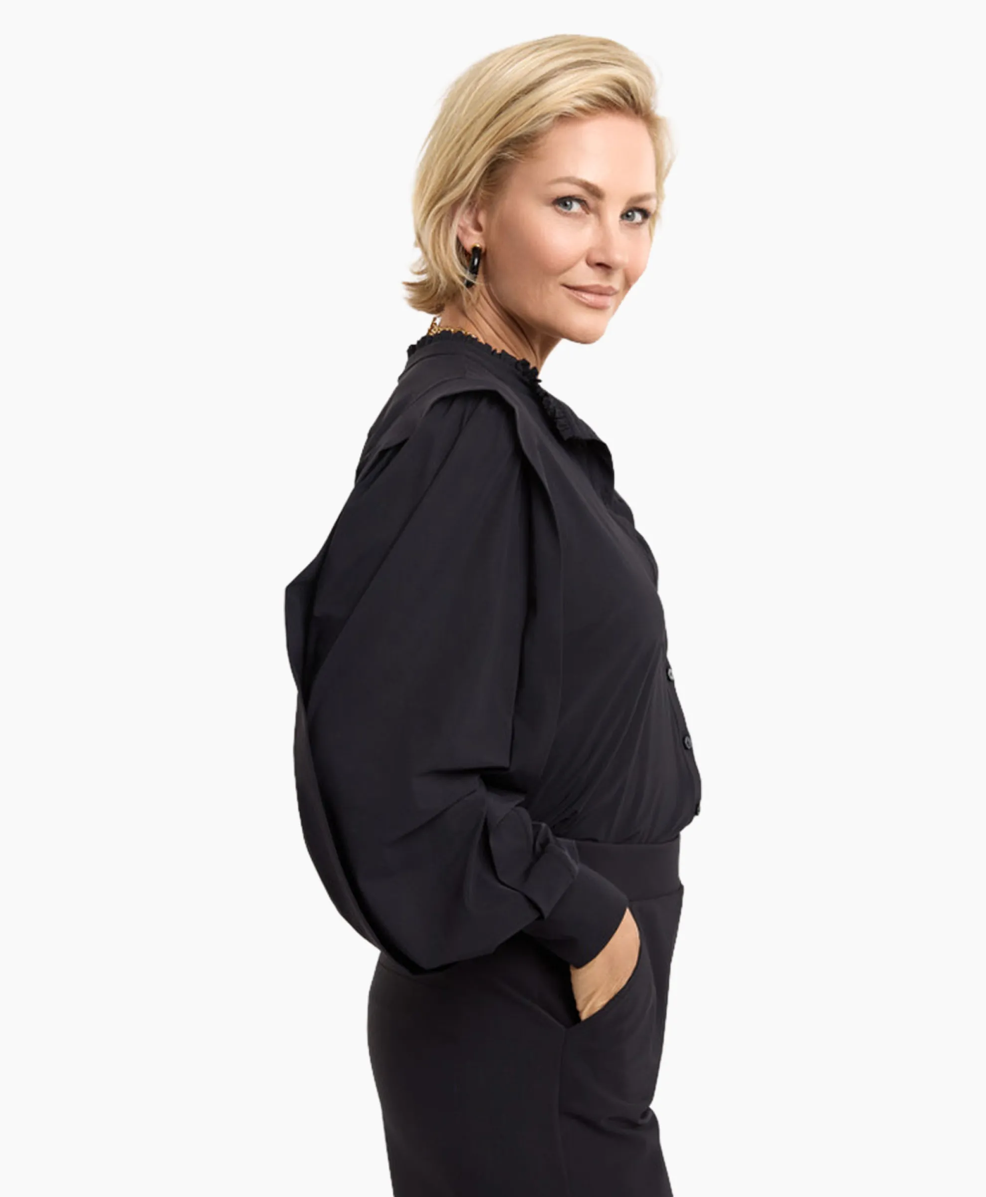 Studio Anneloes Blouse Nellie Zwart Dessin