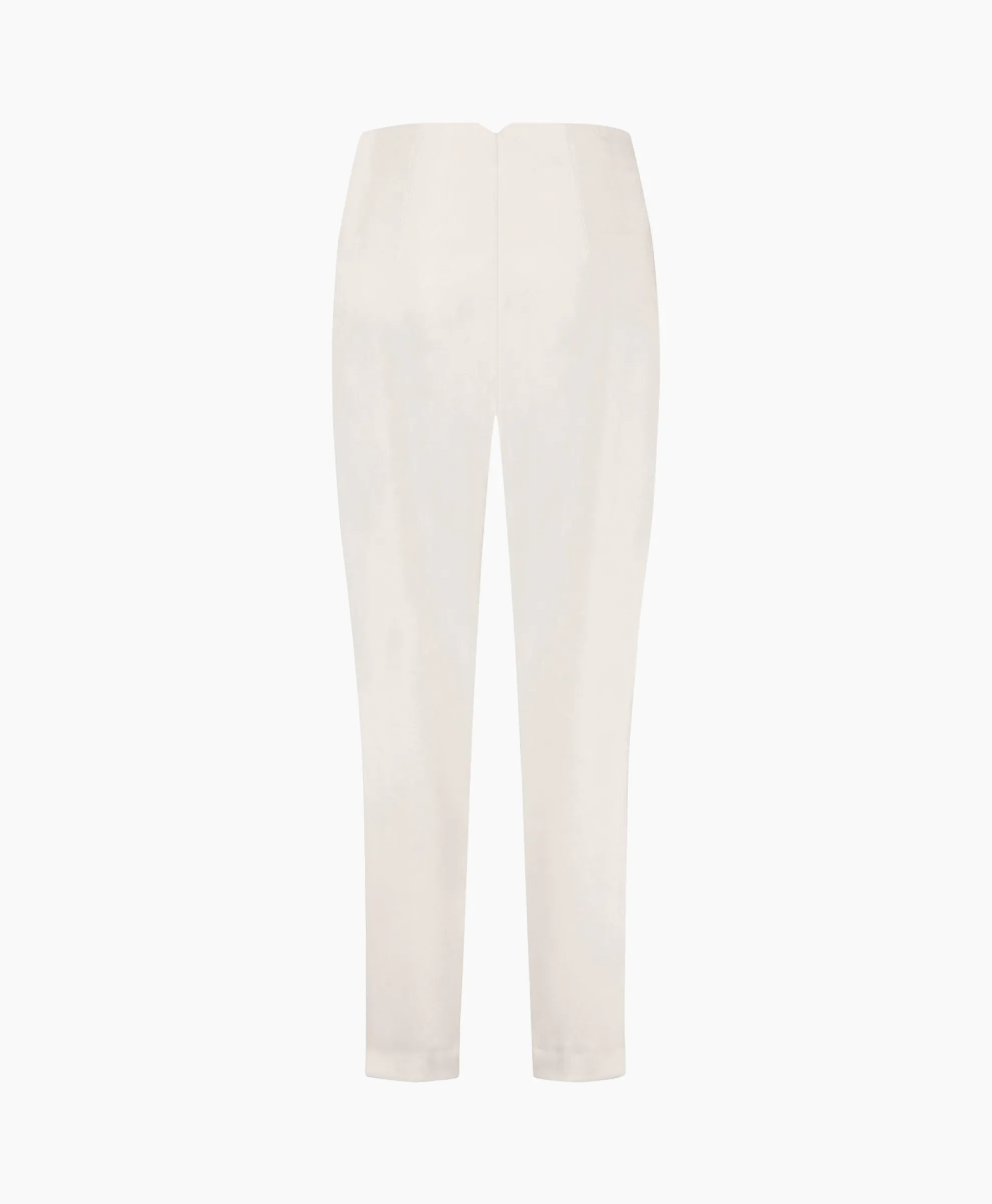 Studio Anneloes Broek Nine Shiny Bonded Trousers Off White