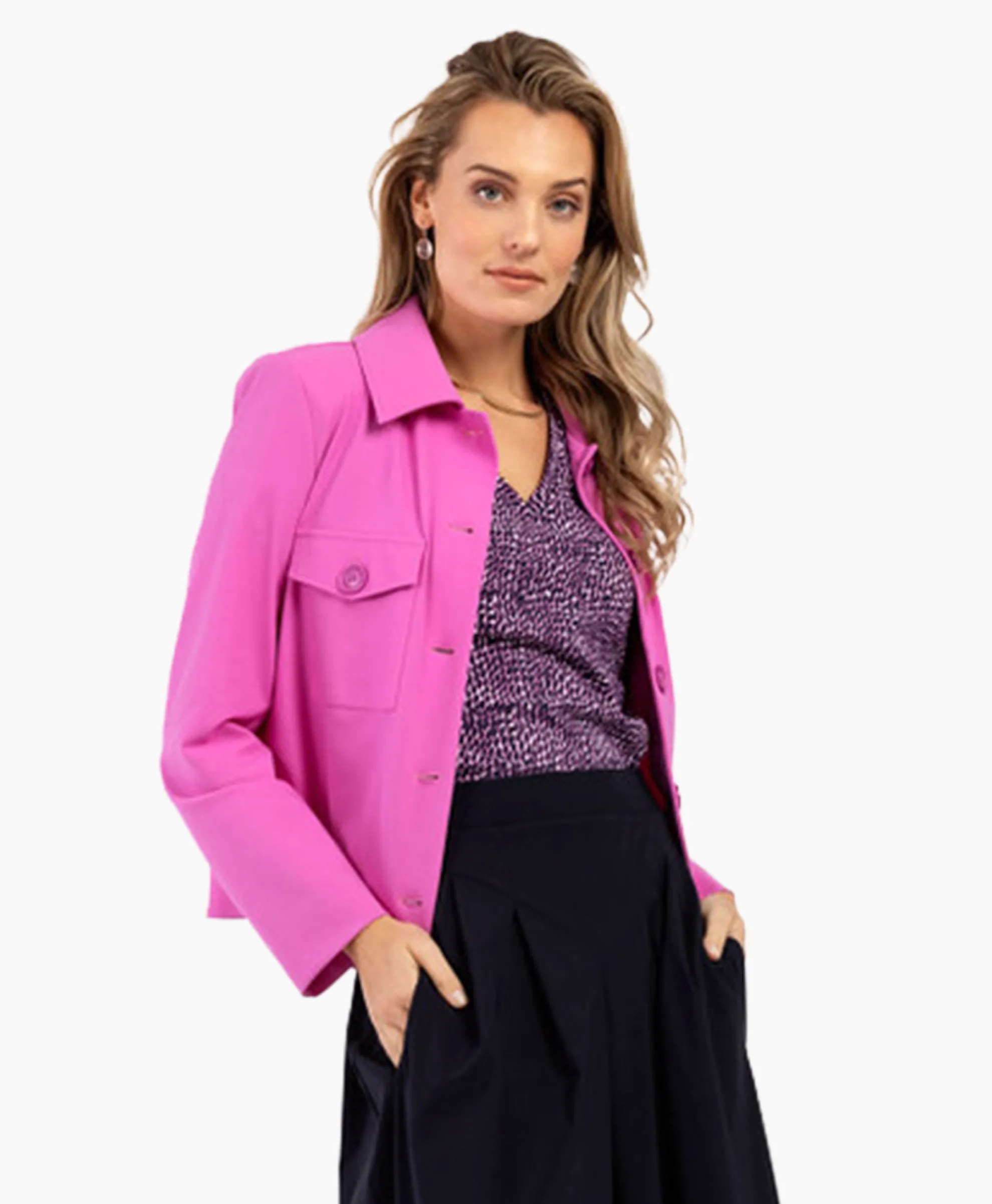 Studio Anneloes Jack Claire Bonded Jacket Lila