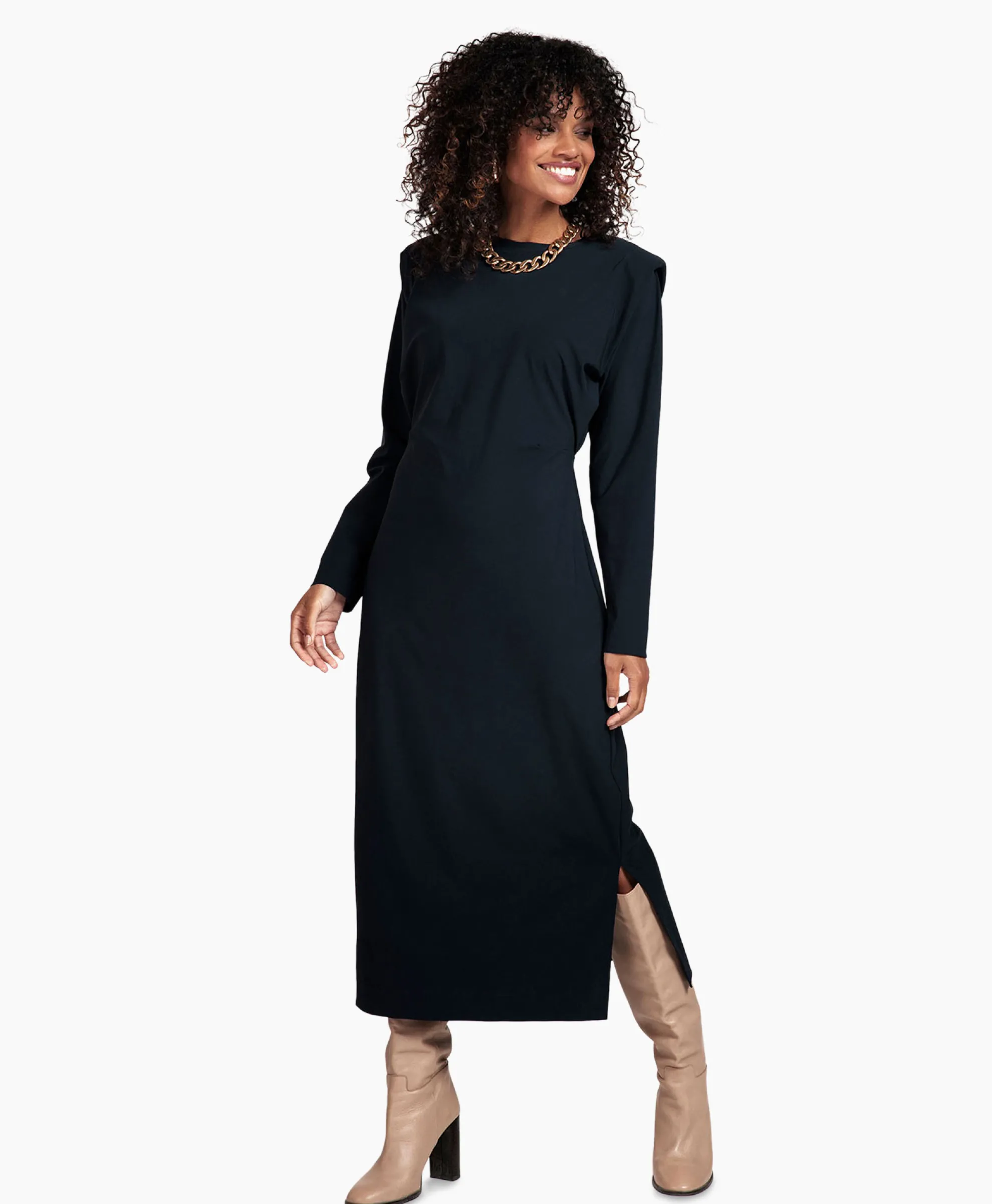 Studio Anneloes Jurk Tammy Dress Donker Blauw