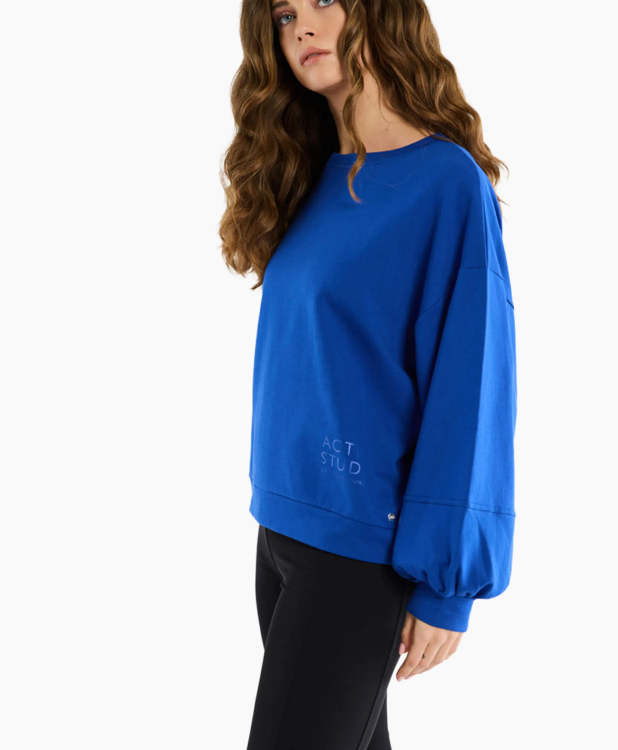 Studio Anneloes Pullover Sem Sports Sweater Blauw