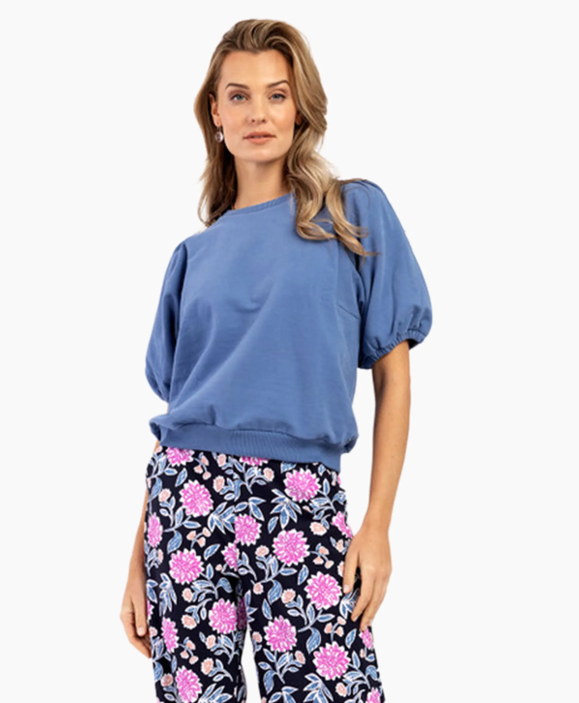 Studio Anneloes Pullover Claartje Puff Sweater Jeans