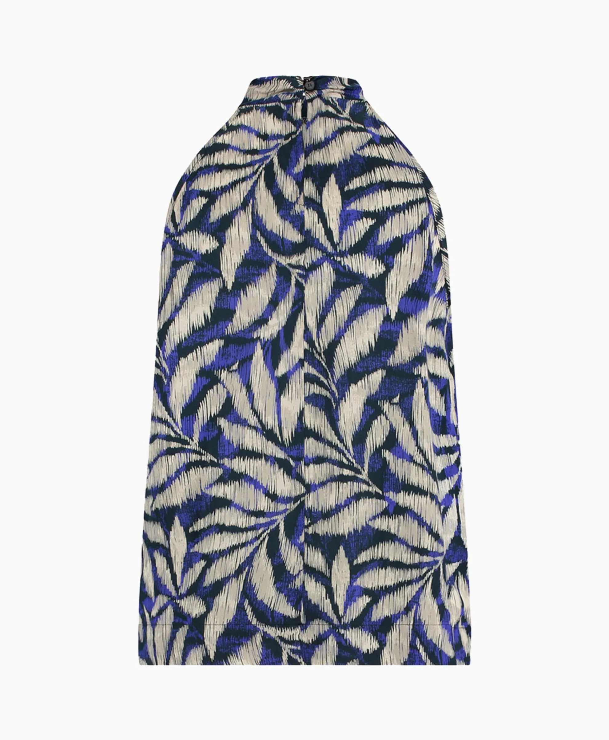 Studio Anneloes Top Sara Satin Big Flower Blauw