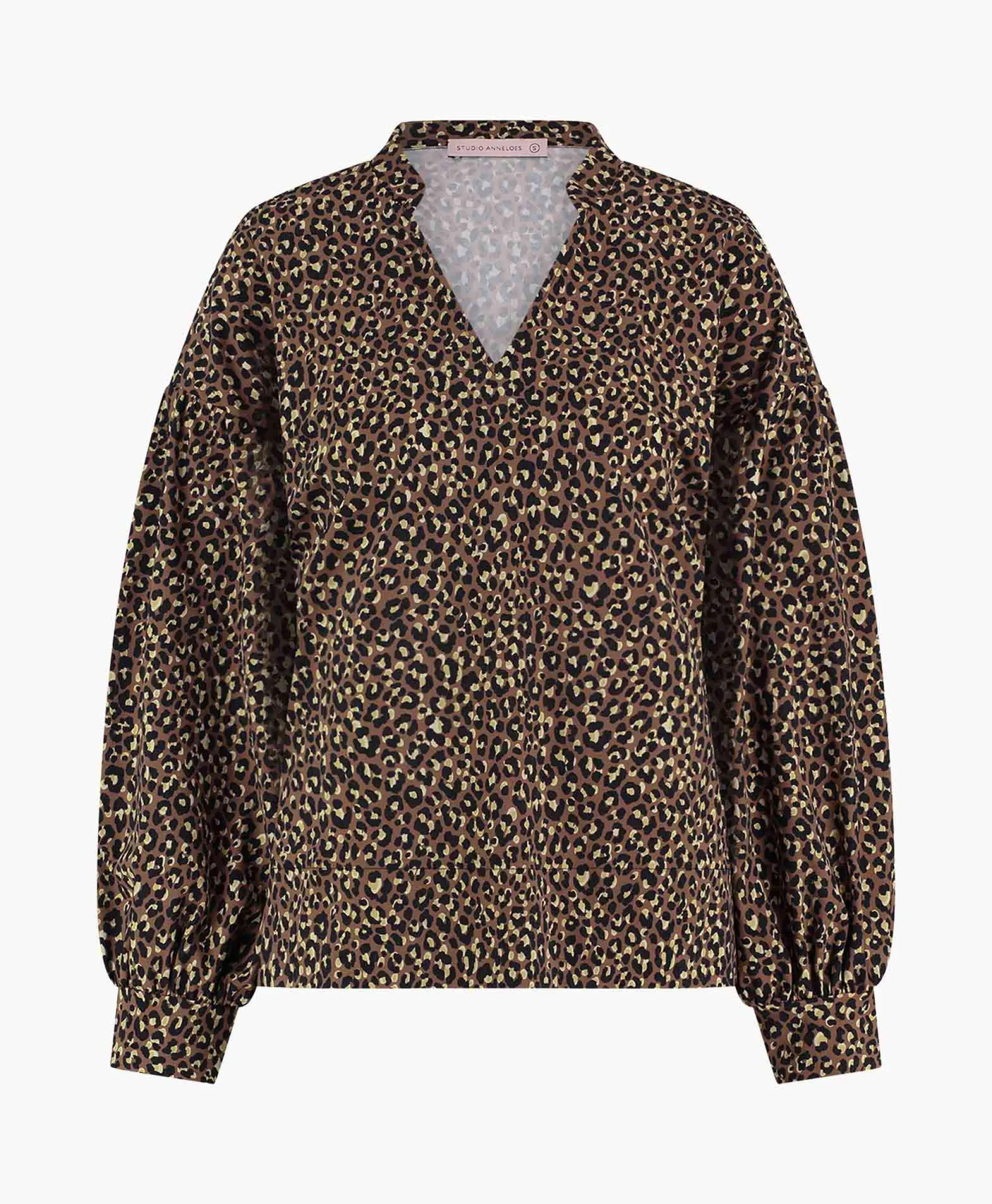 Studio Anneloes Top Julia Leopard Bruin