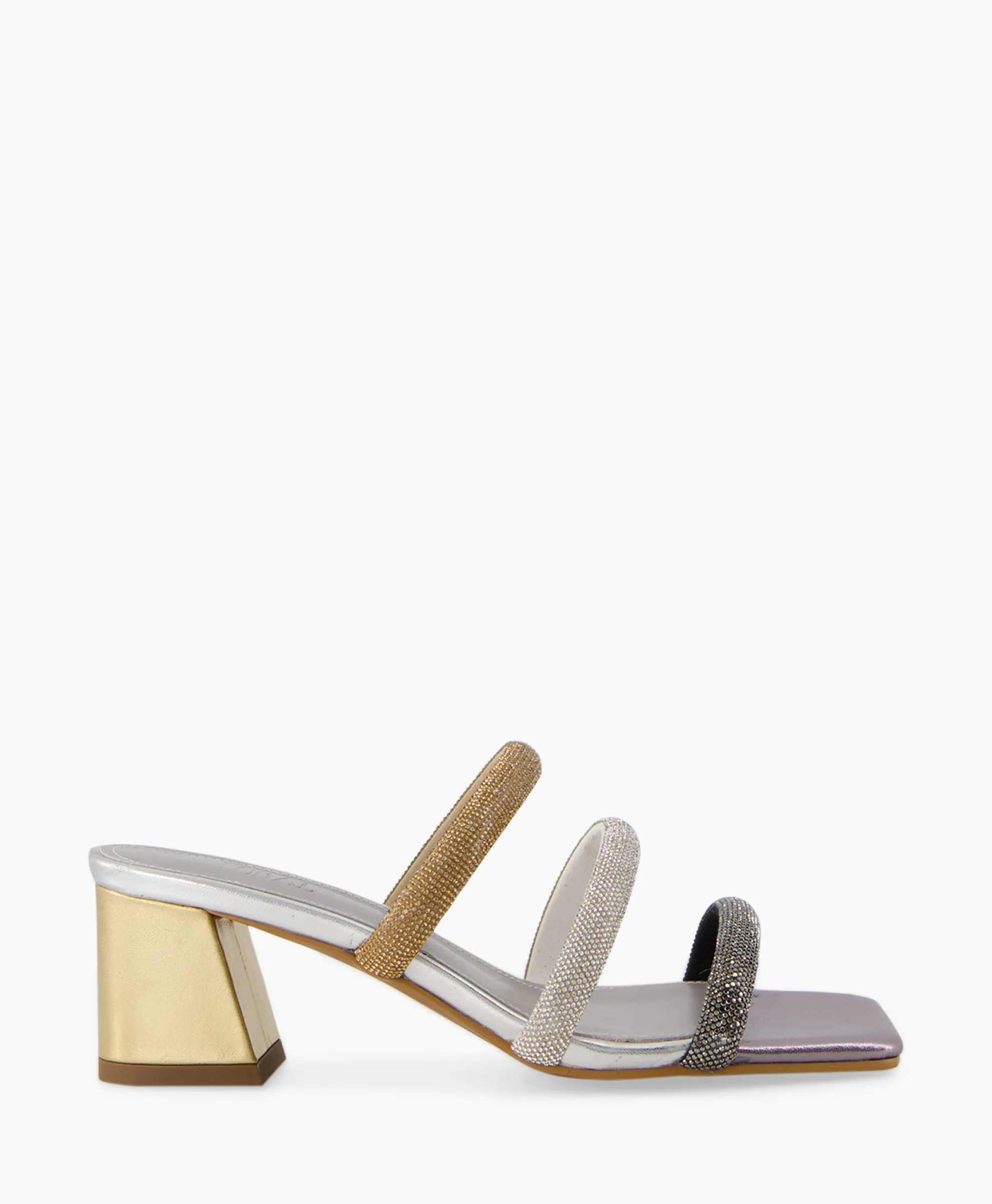Toral Sandaal Met Hak Tl-Mila Zilver