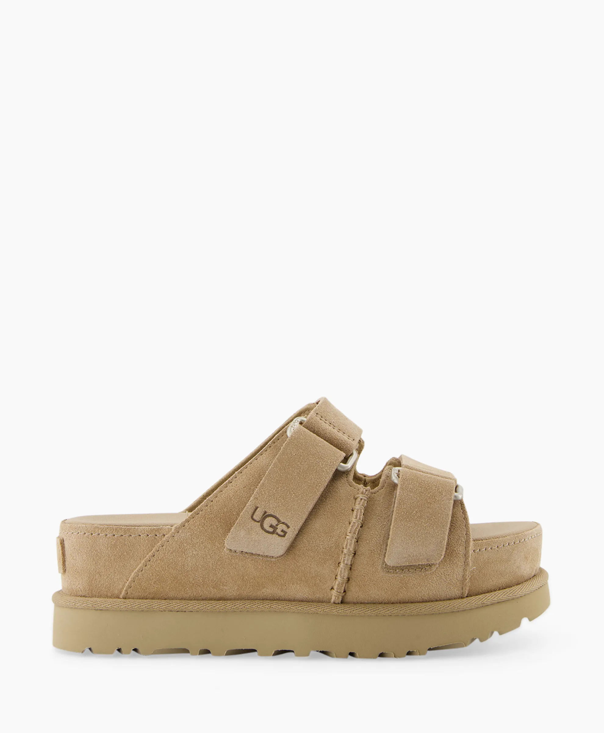 Ugg Sandaal Zonder Hak W Goldenstar Hi Slide Beige