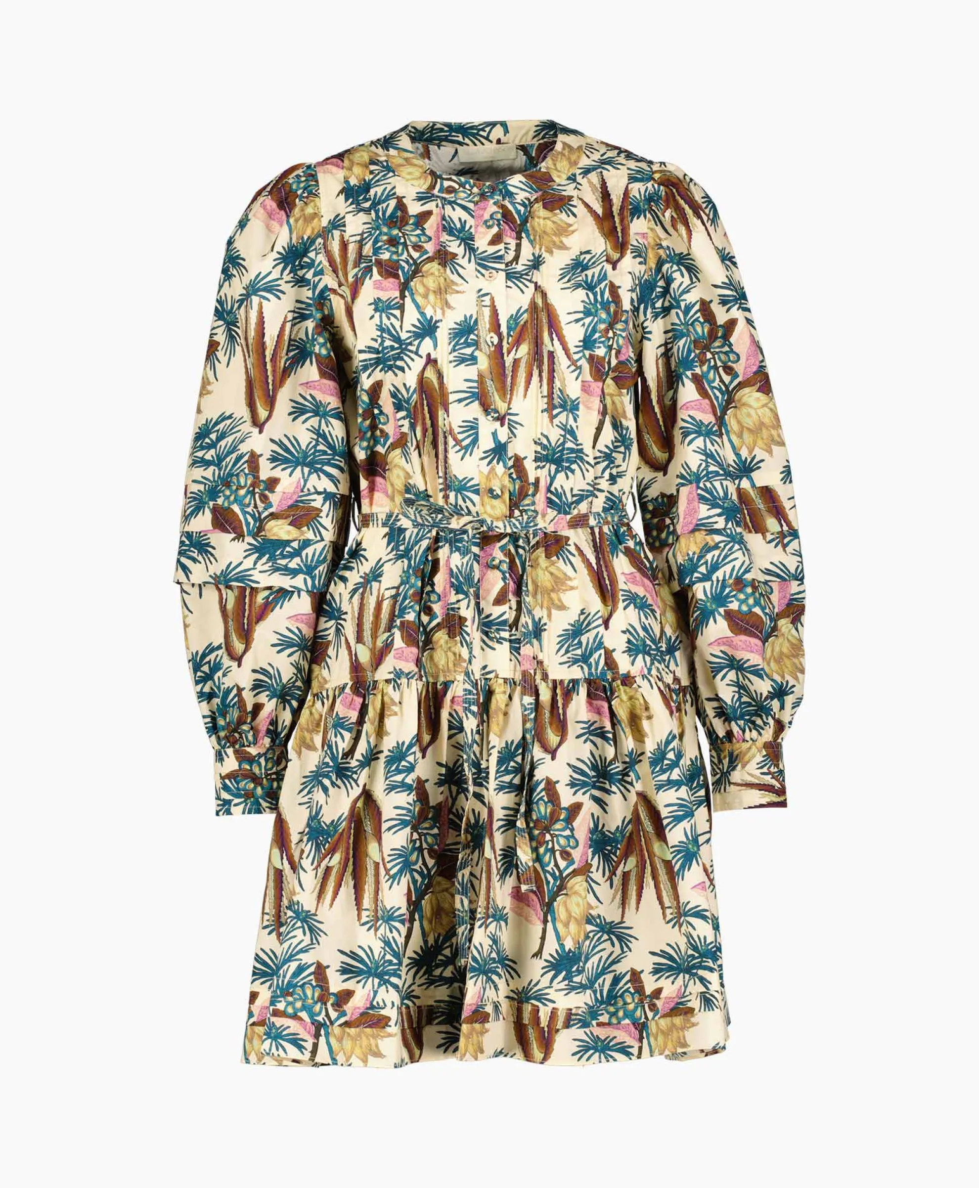 Ulla Johnson Mini Jurk Karina Midden Geel