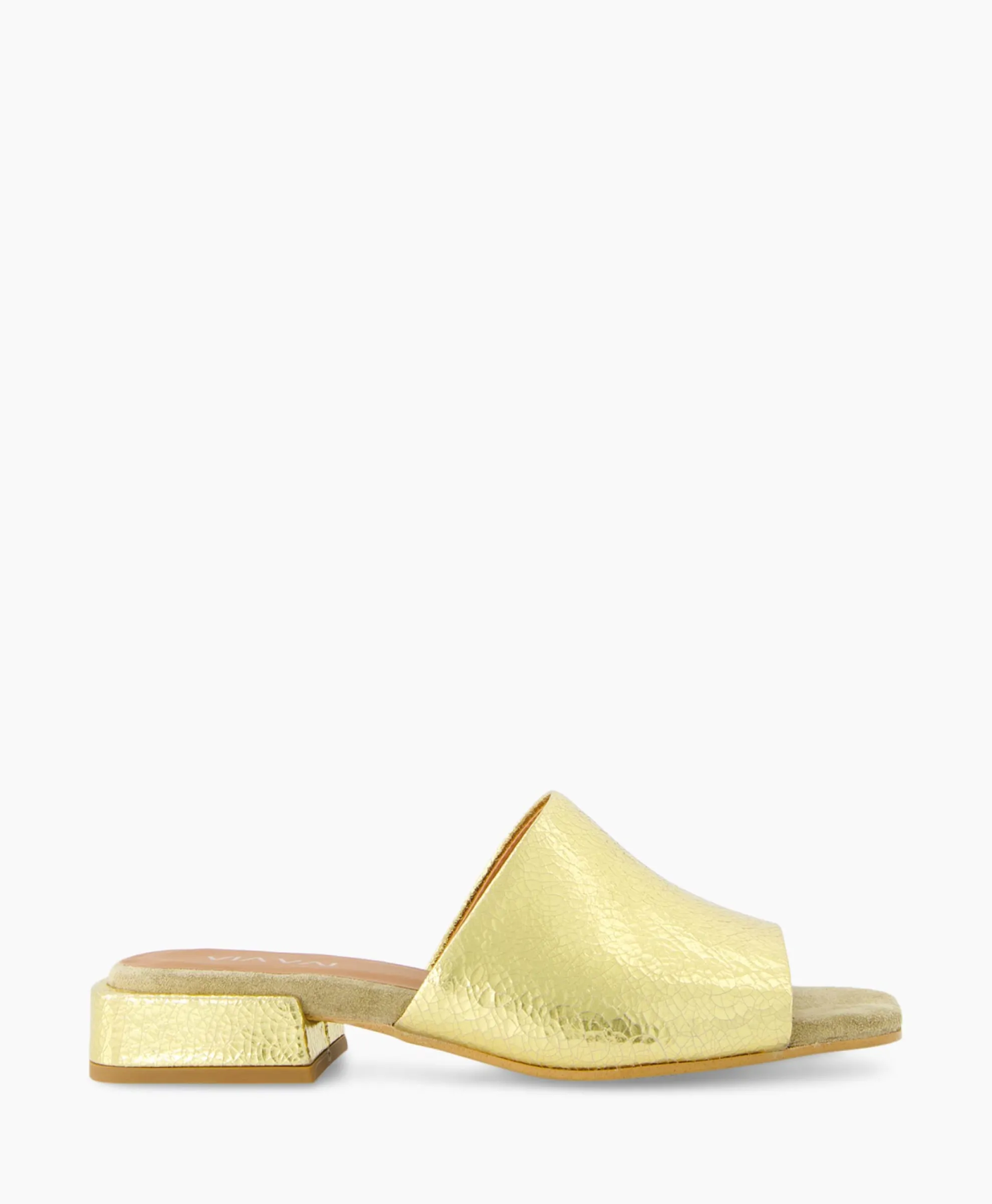 Via Vai Sandaal Met Hak Gigi Luna Goud