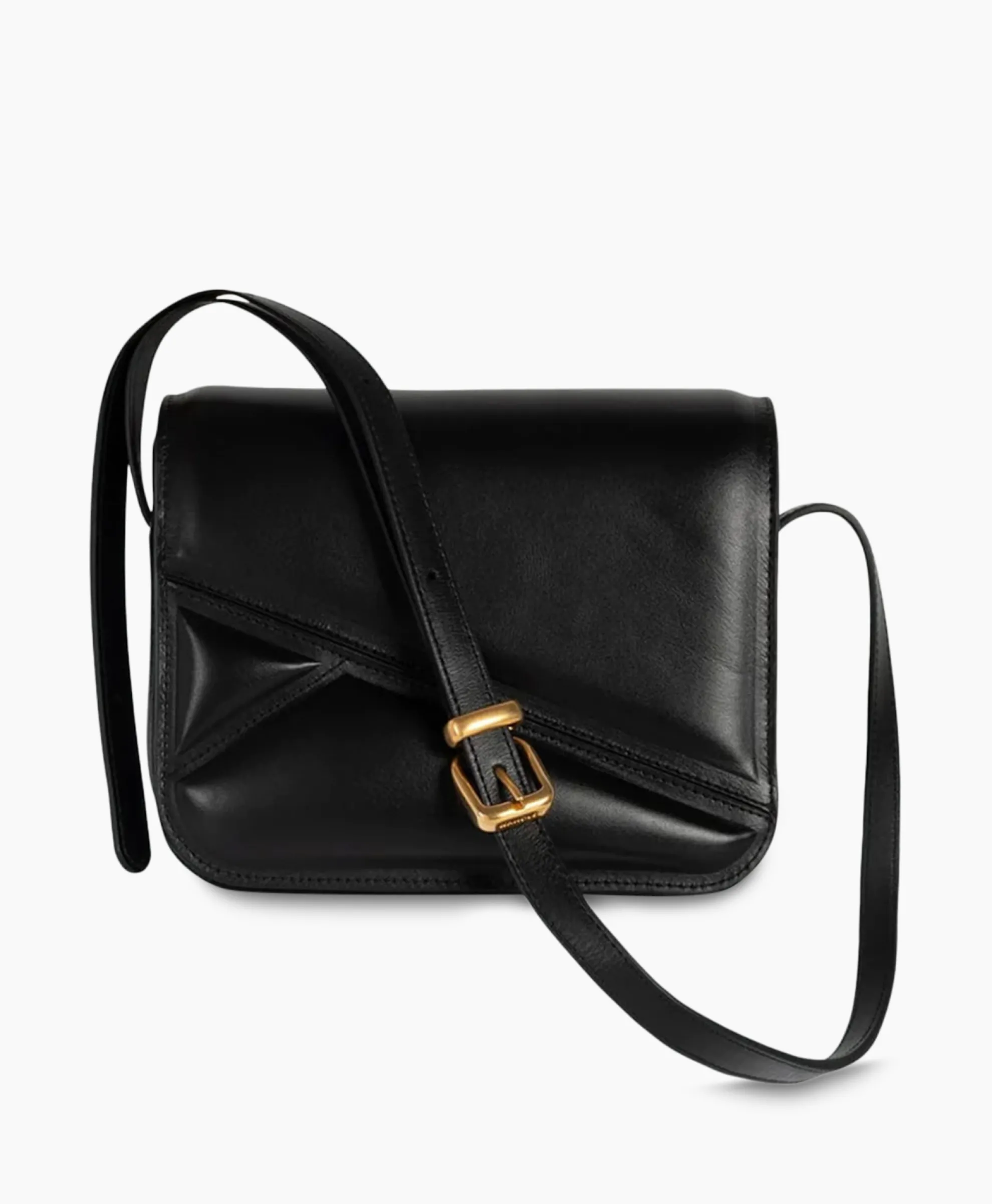 Wandler Crossbody Tas Oscar Trunk Medium Zwart