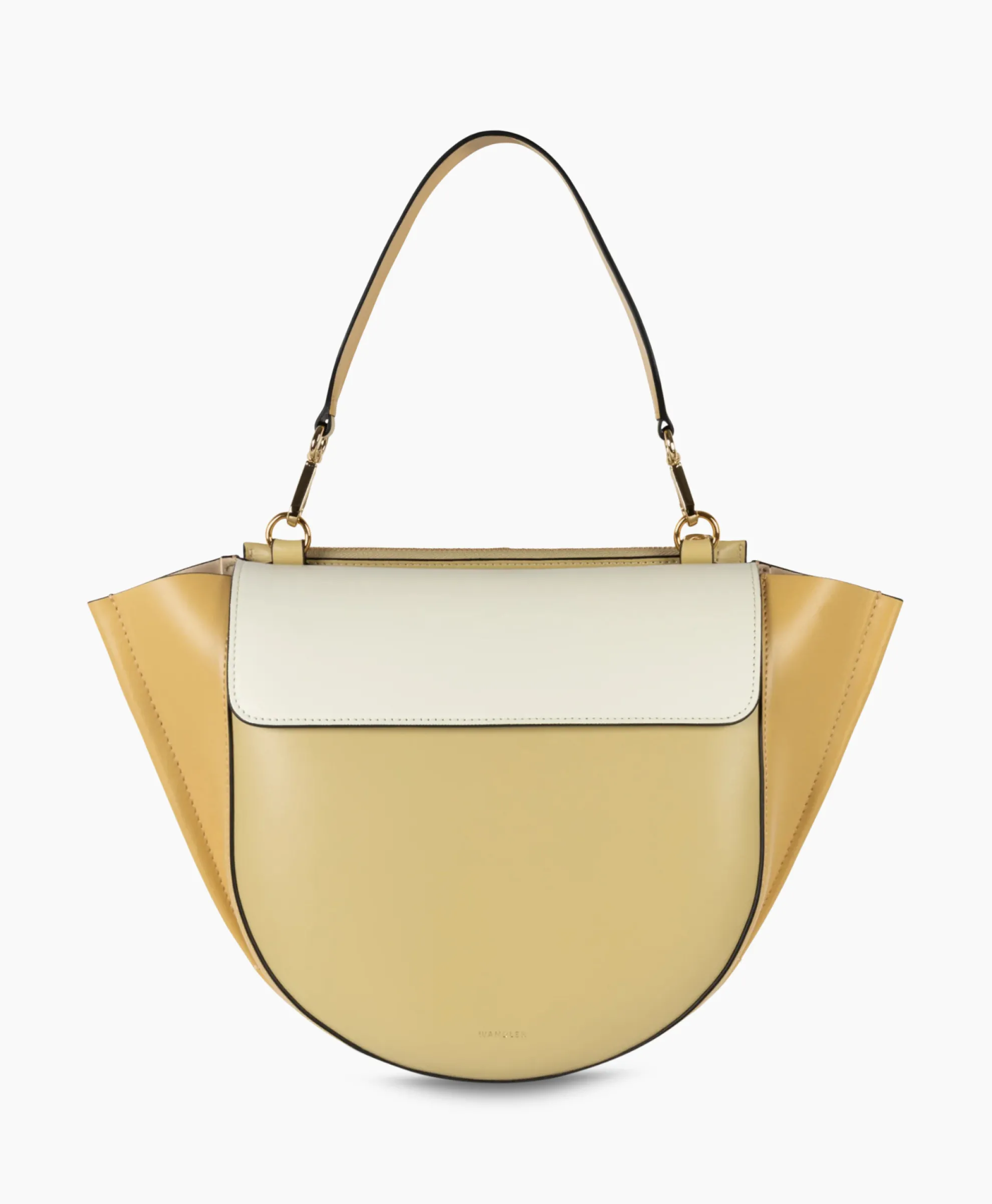 Wandler Crossbody Tas Hortensia Medium Beige