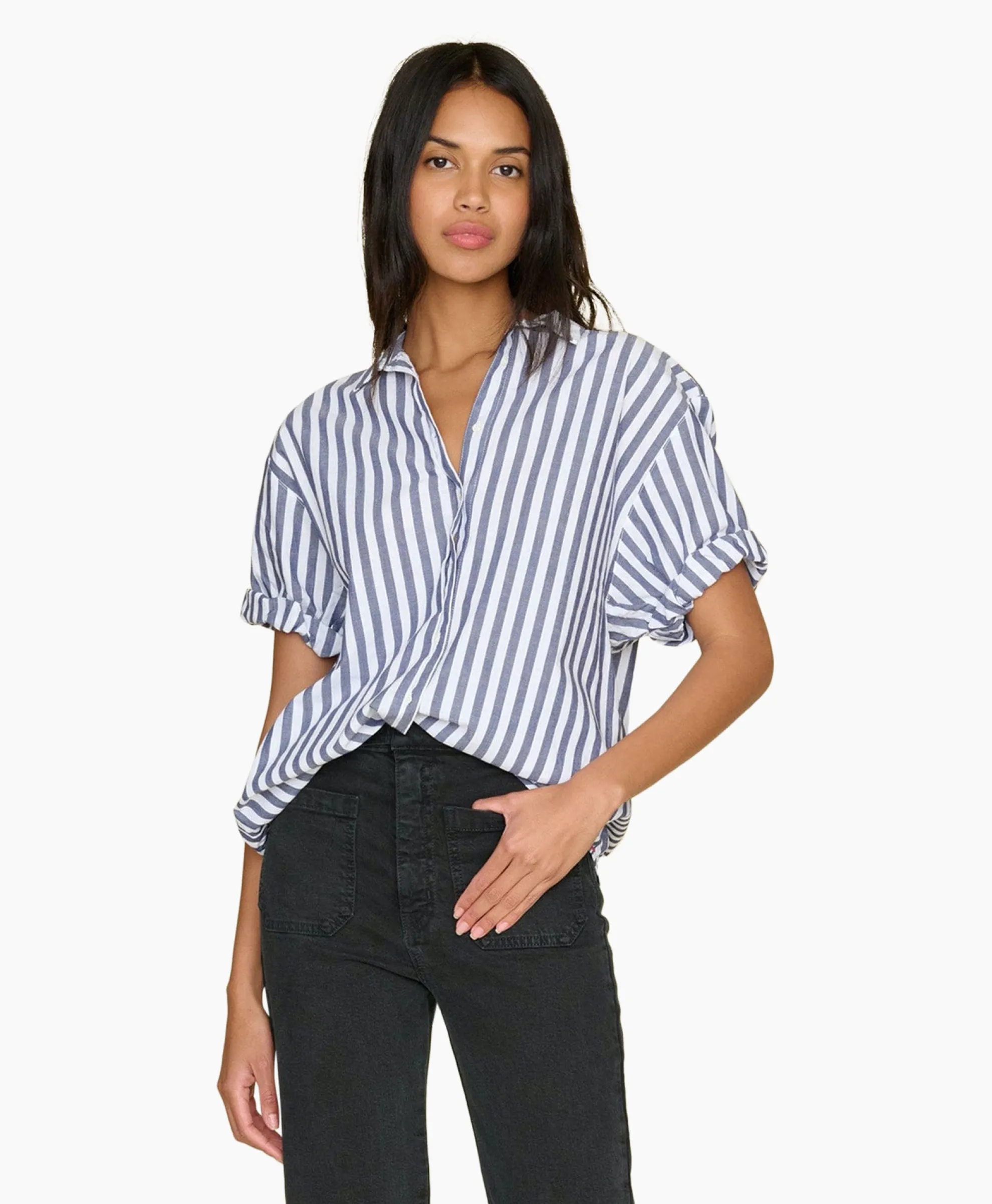 Xirena Blouse Channing Donker Blauw