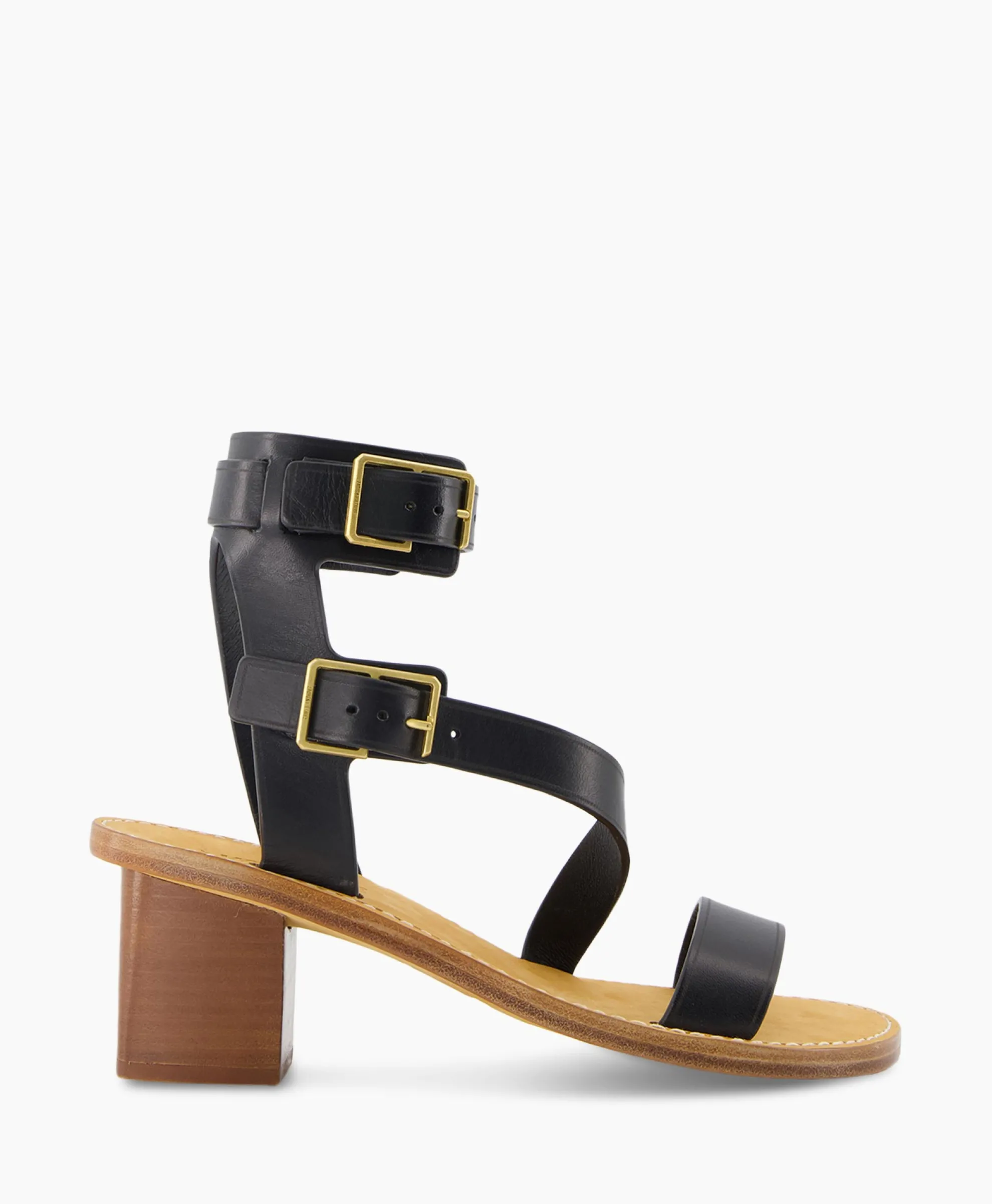 Zadig & Voltaire Sandaal Met Hak Cecilia Caprese Sandal Leather Zwart