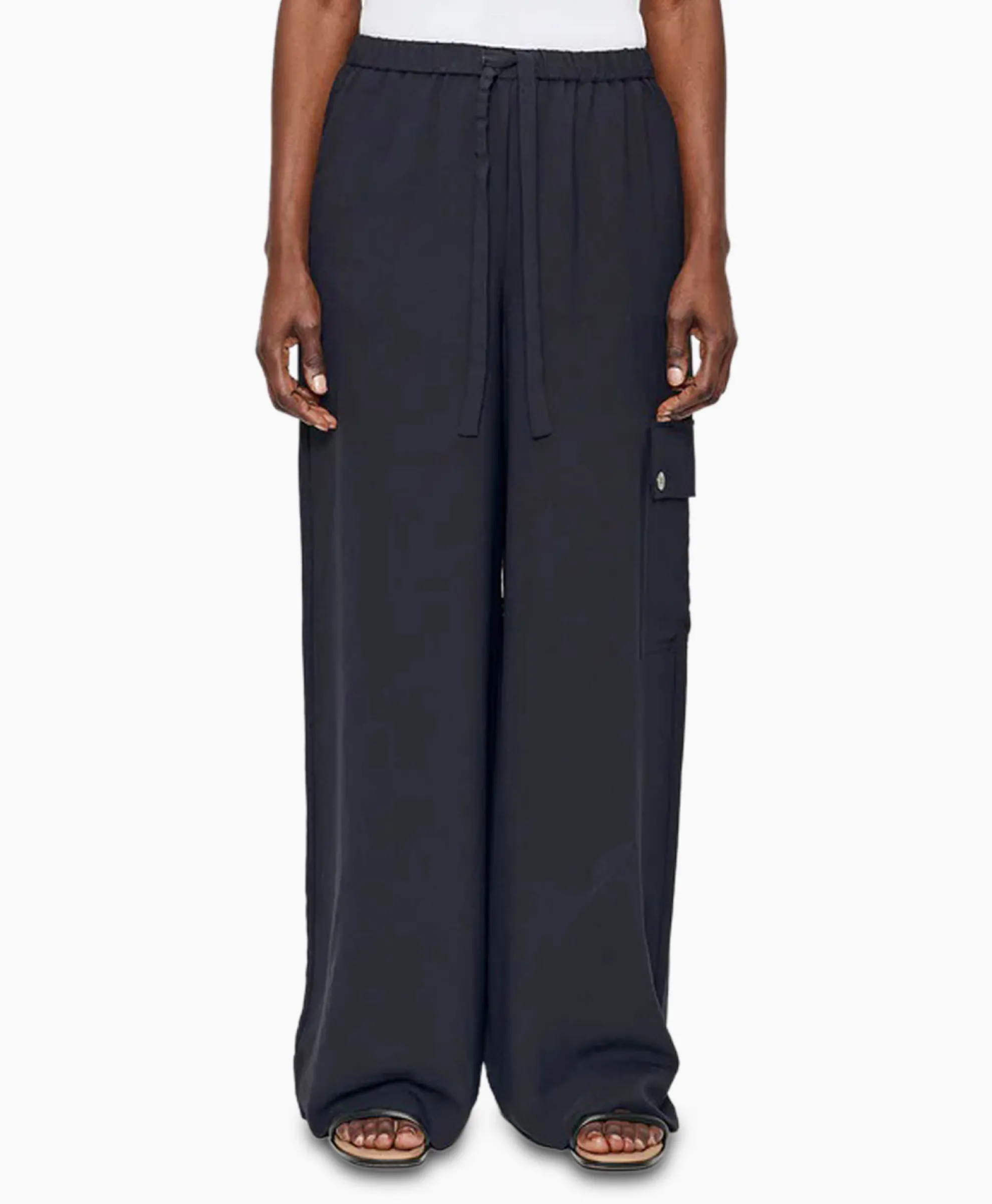 Zenggi Cargobroek Relaxed Donker Blauw